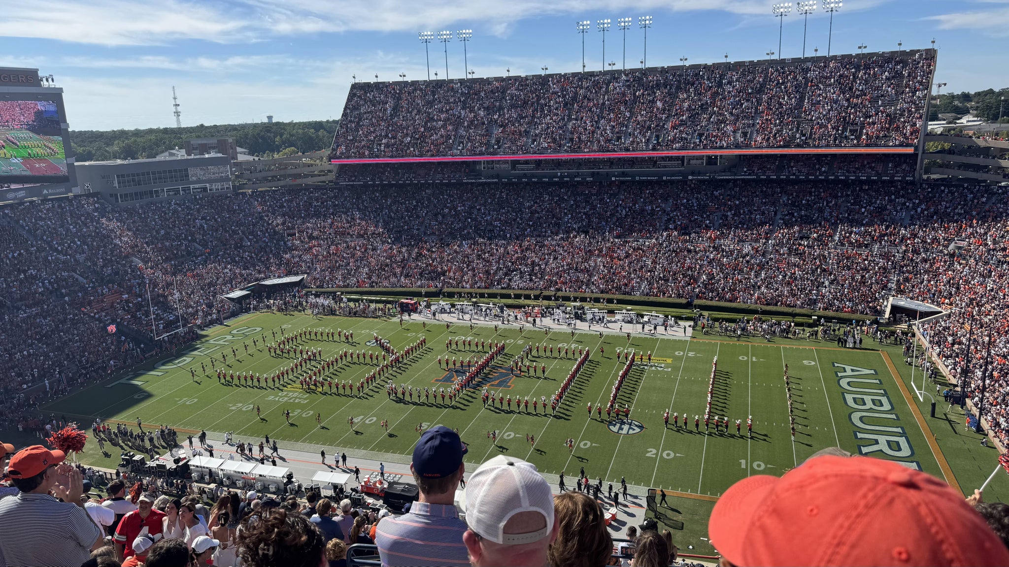 Real Fan View taken from Section 110 at Jordan-Hare Stadium by Nancy S