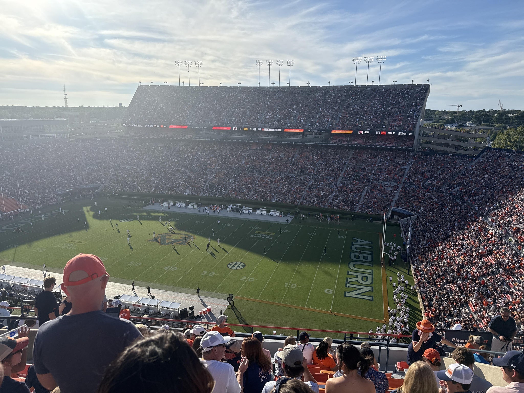 Real Fan View taken from Section 111 at Jordan-Hare Stadium by Darlene N