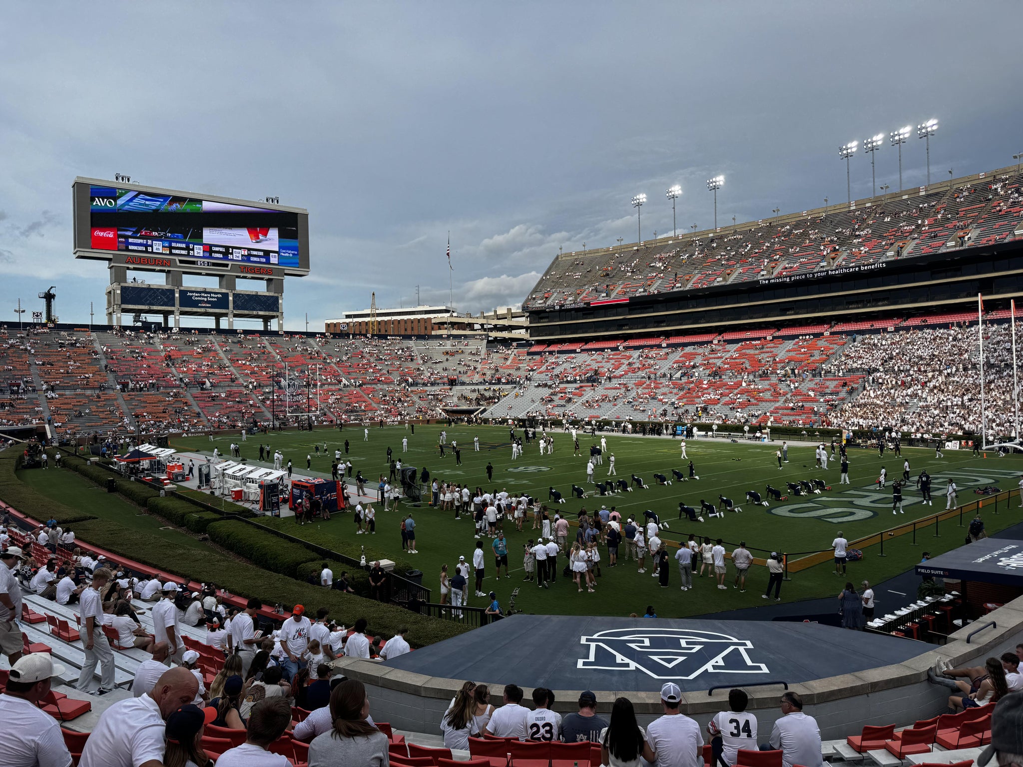 Real Fan View taken from Section 12 at Jordan-Hare Stadium by Michael T