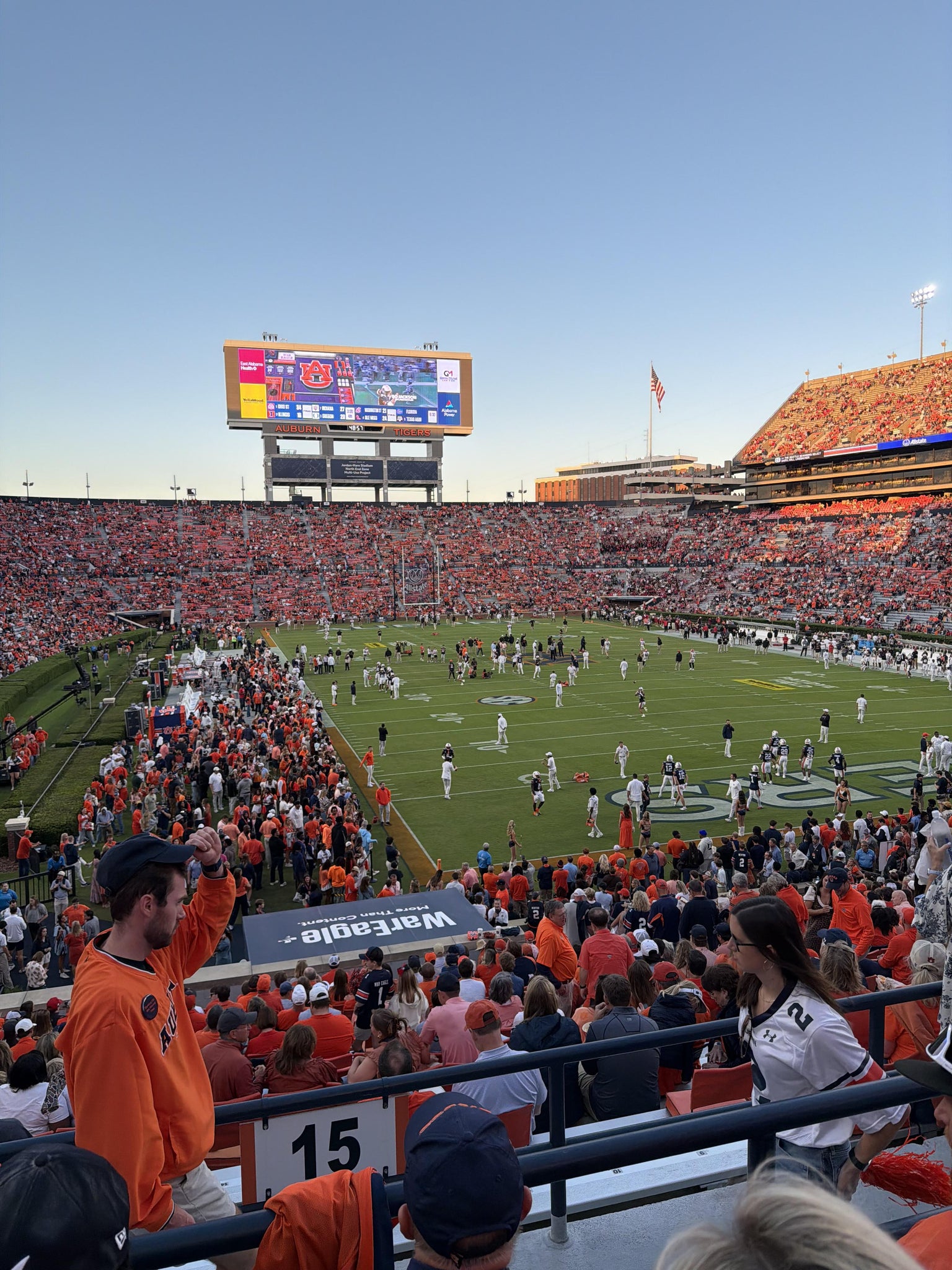 Real Fan View taken from Section 15 at Jordan-Hare Stadium by Michael C