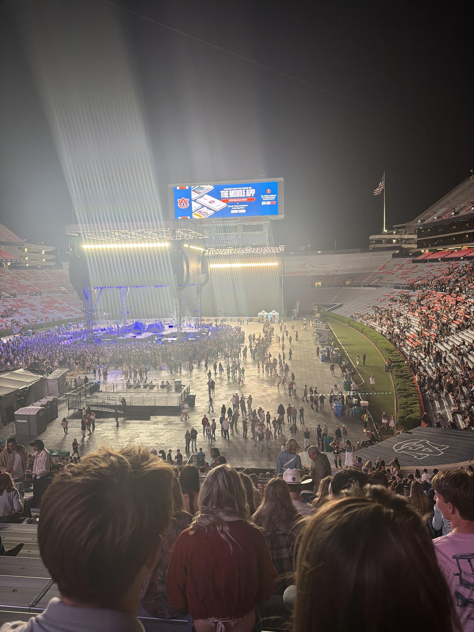 Real Fan View taken from Section 20 at Jordan-Hare Stadium by Montgomery H