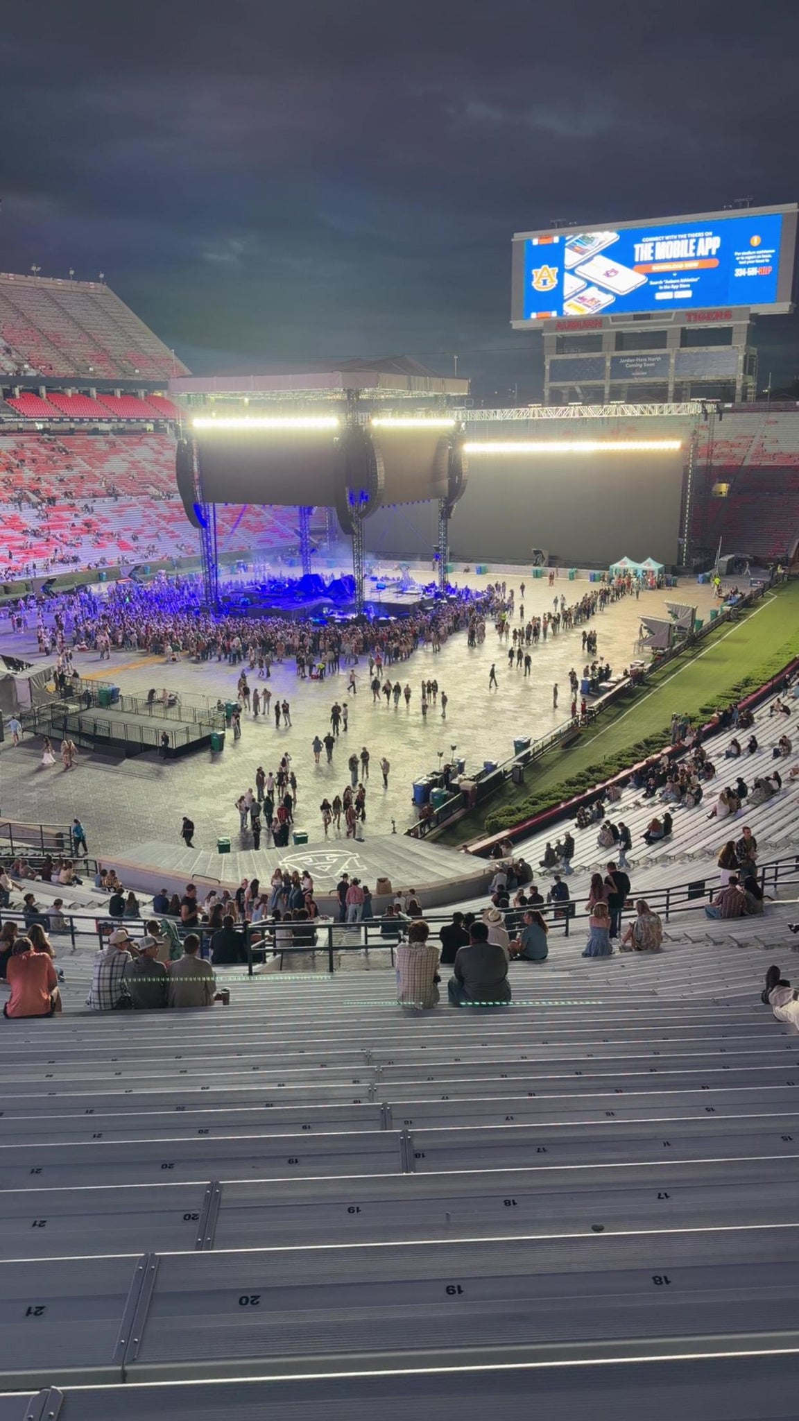 Real Fan View taken from Section 22 at Jordan-Hare Stadium by Brandy T