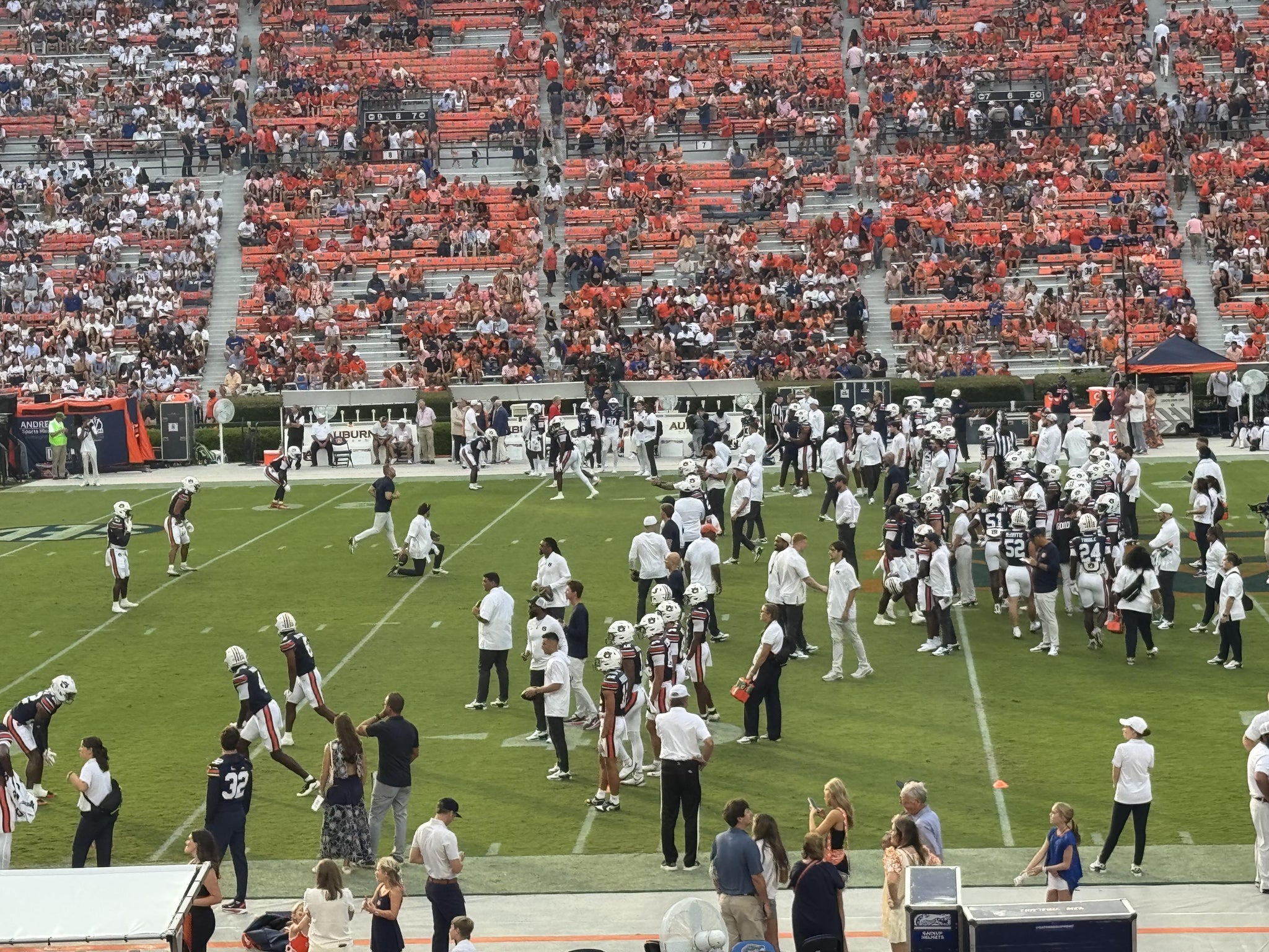Real Fan View taken from Section 28 at Jordan-Hare Stadium by Nicholas D