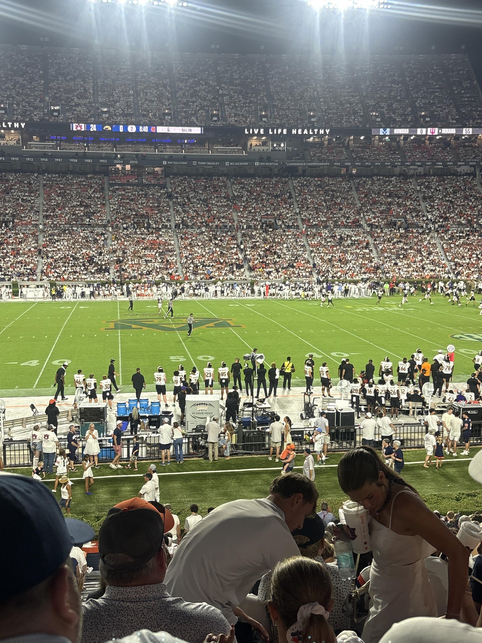 Real Fan View taken from Section 29 at Jordan-Hare Stadium by Anonymous User