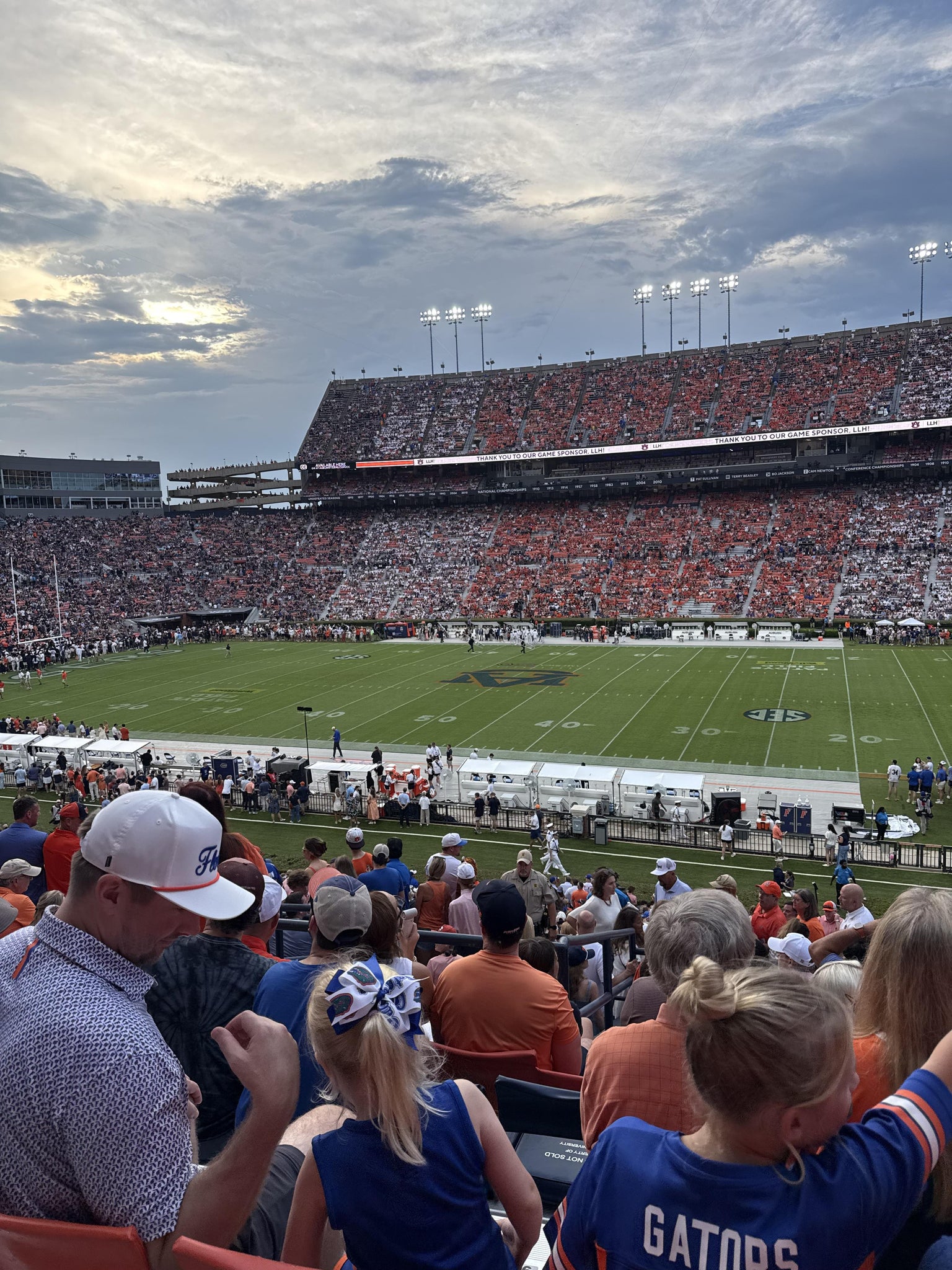 Real Fan View taken from Section 31 at Jordan-Hare Stadium by Tom W