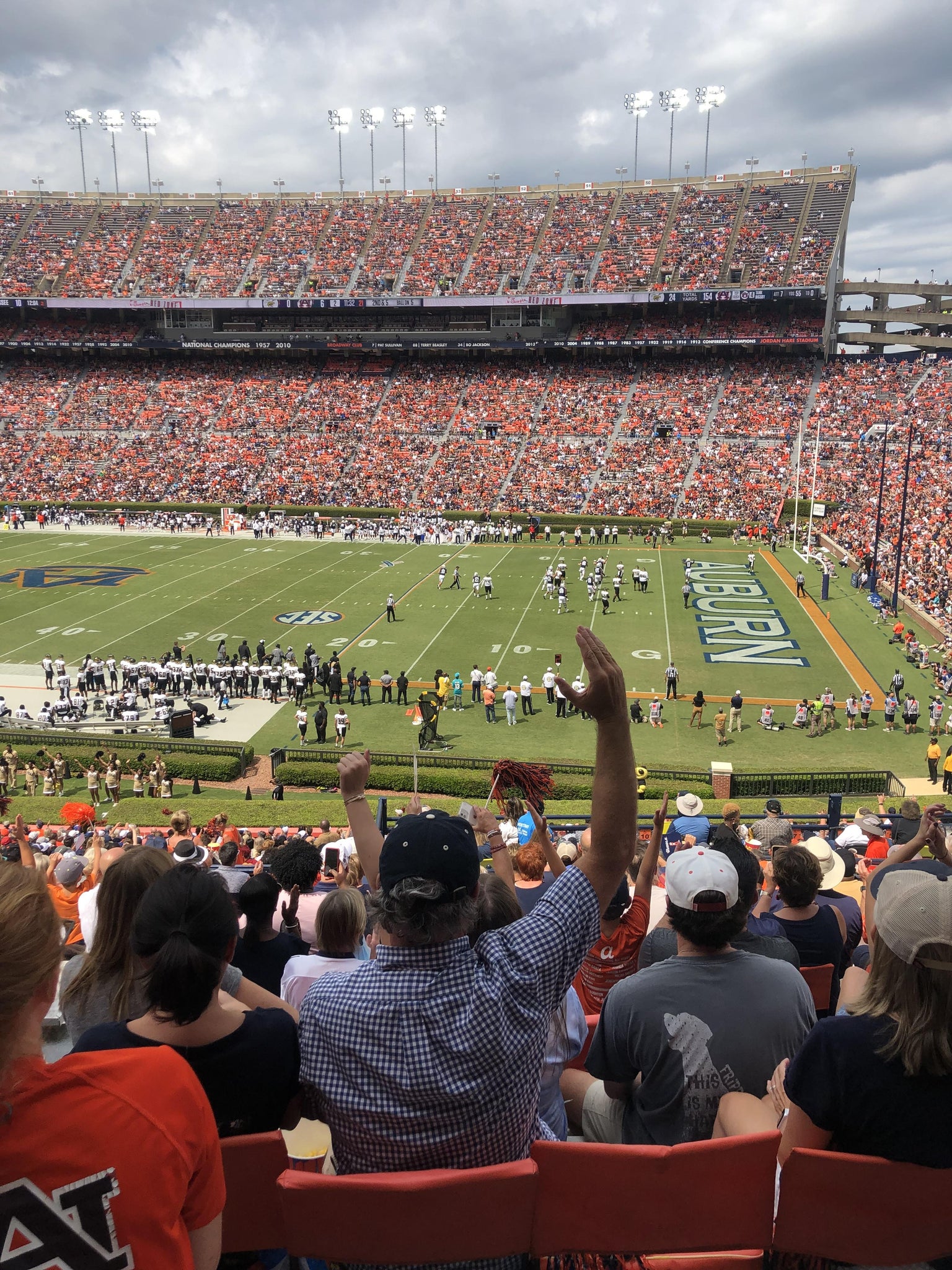 Real Fan View taken from Section 33 at Jordan-Hare Stadium by Brock H