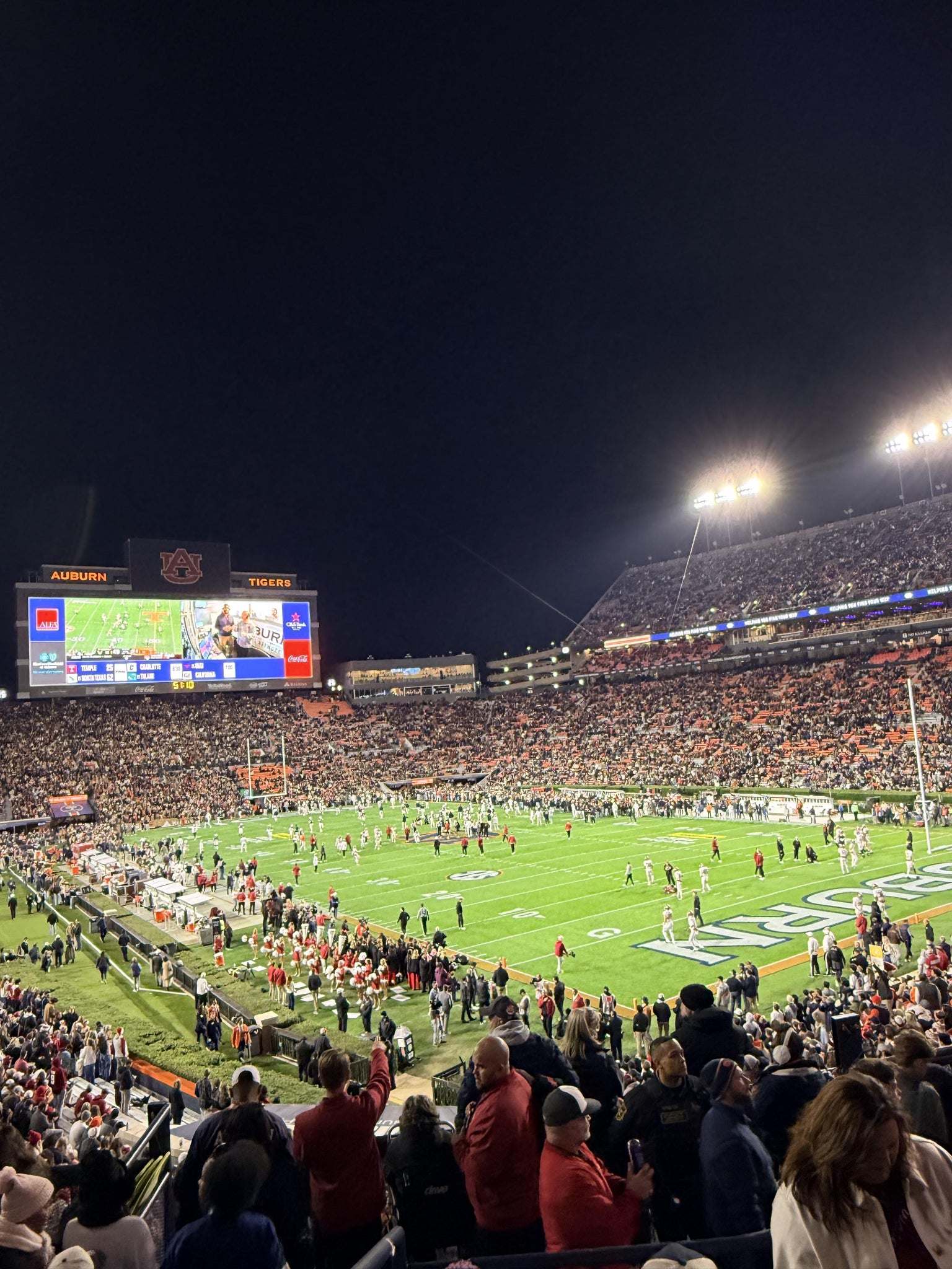 Real Fan View taken from Section 36 at Jordan-Hare Stadium by Skyler S
