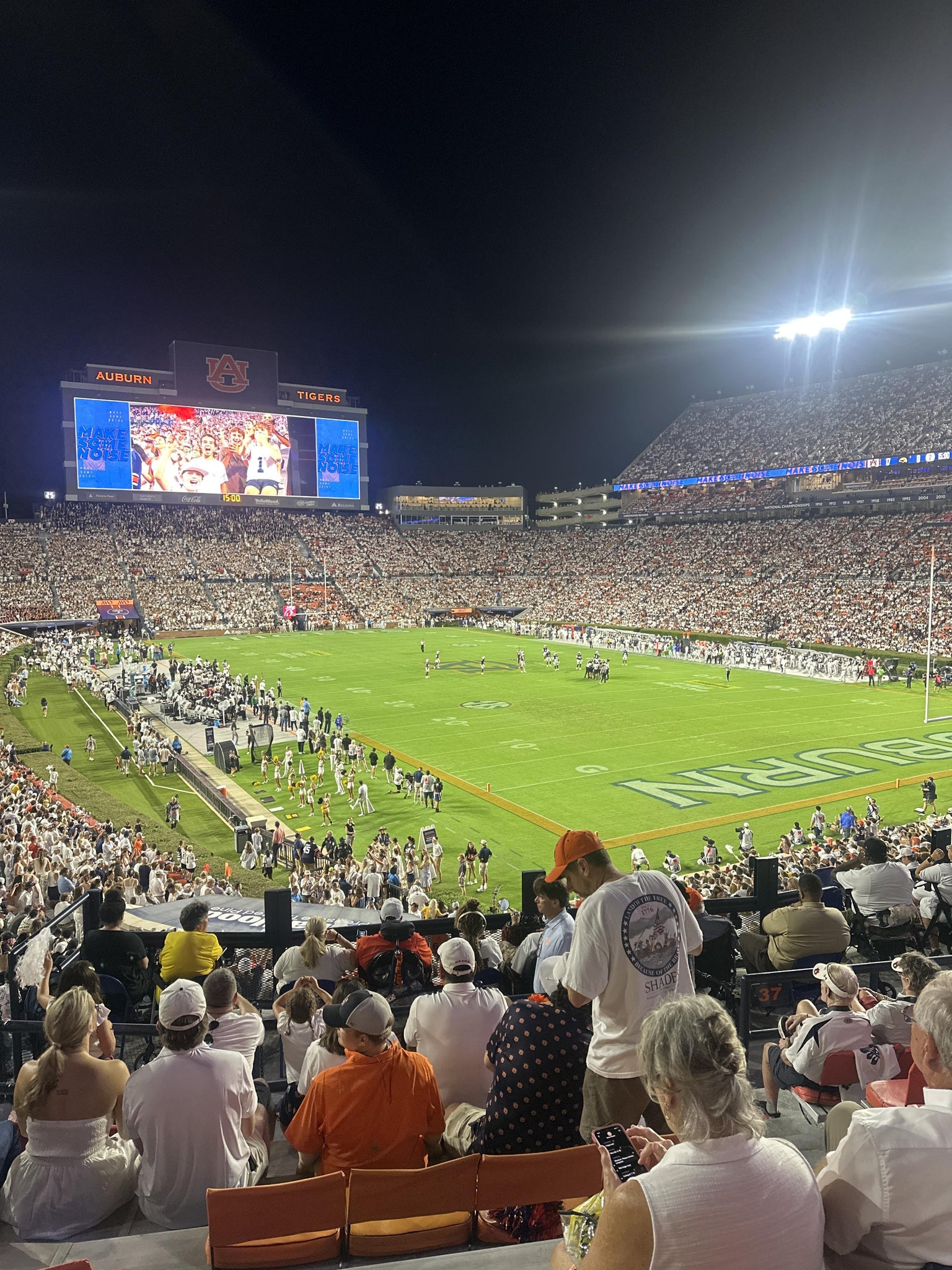 Real Fan View taken from Section 36 at Jordan-Hare Stadium by Matthew W