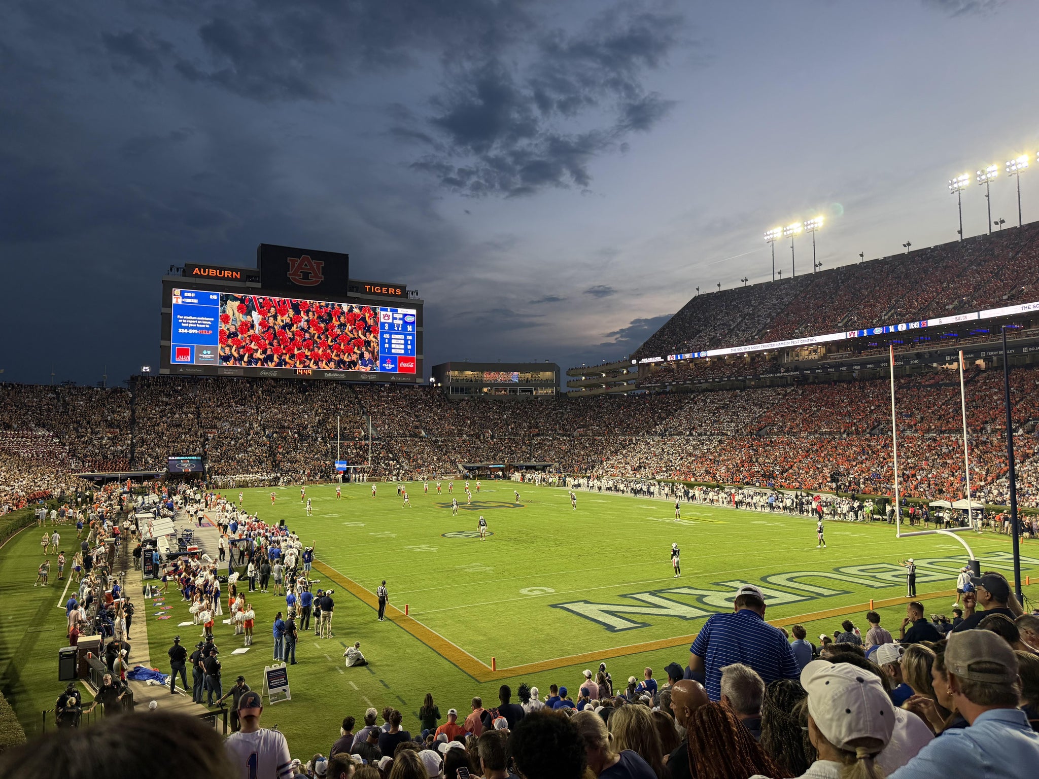 Real Fan View taken from Section 37 at Jordan-Hare Stadium by Austin G