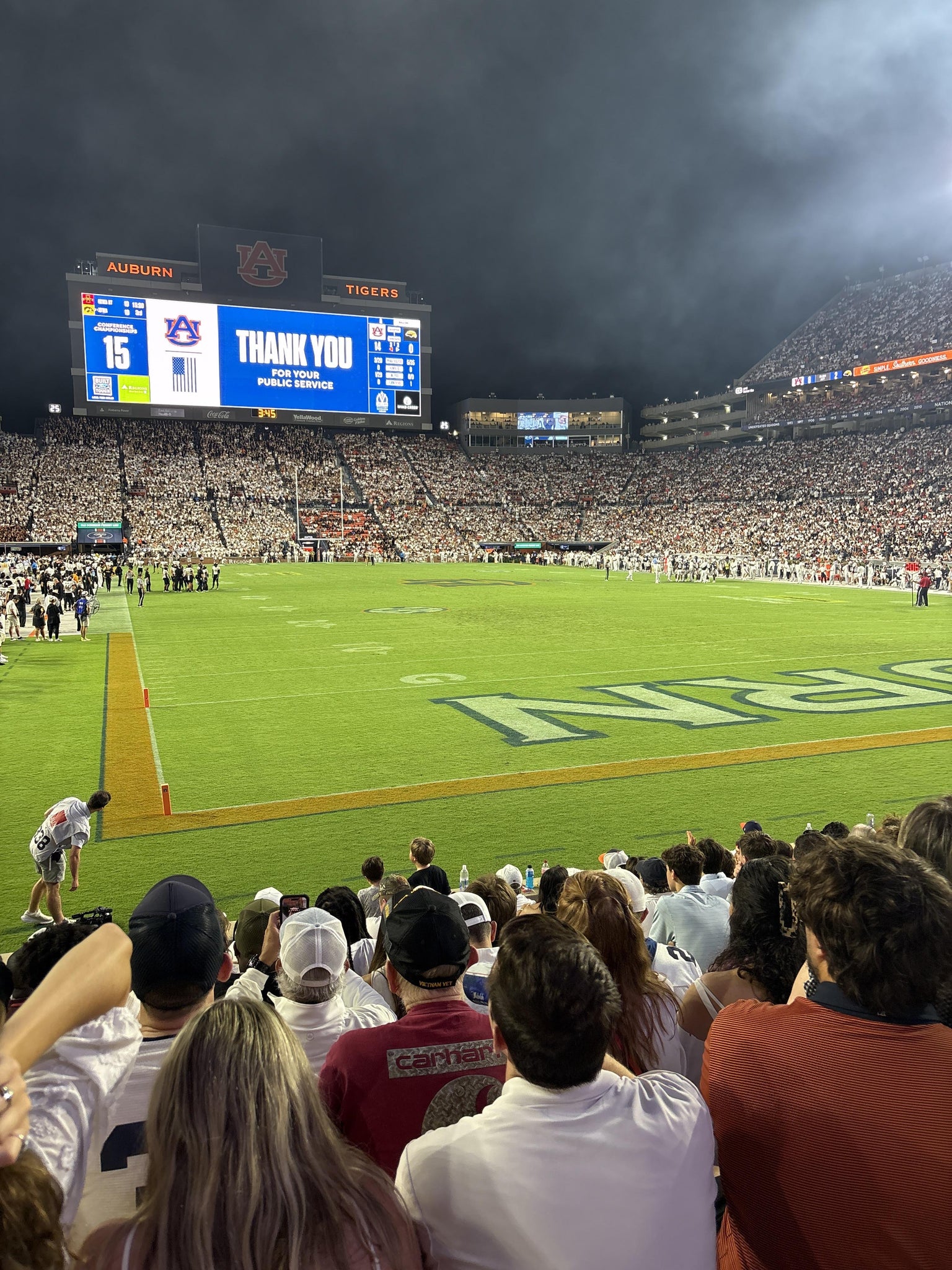 Real Fan View taken from Section 38 at Jordan-Hare Stadium by Micah T