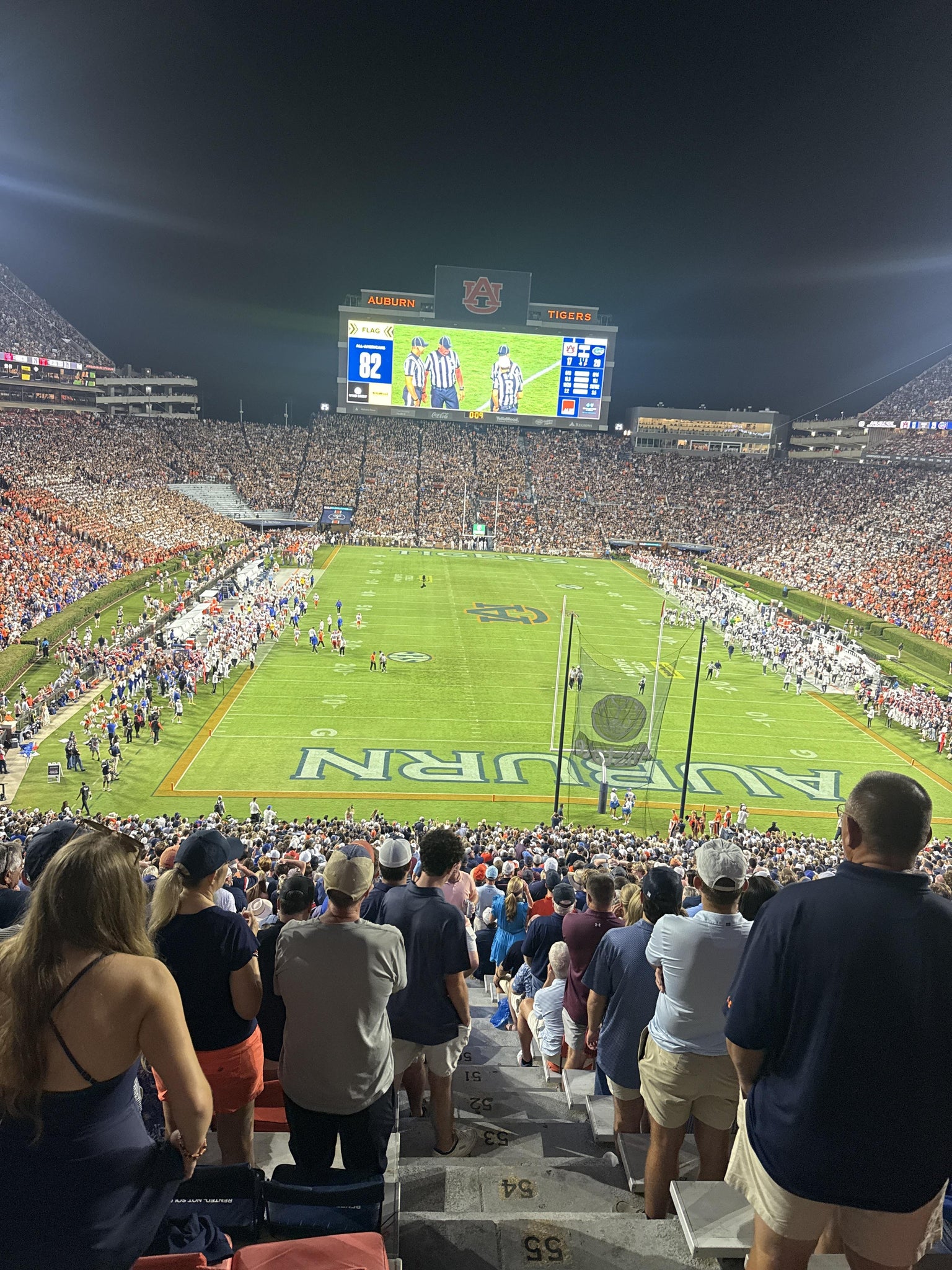 Real Fan View taken from Section 39 at Jordan-Hare Stadium by Daneshia M