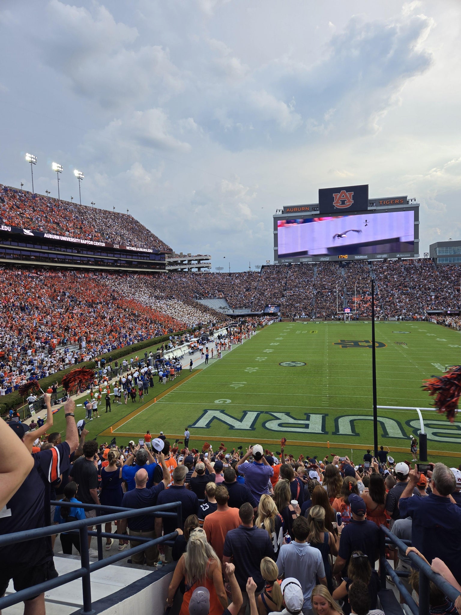 Real Fan View taken from Section 40 at Jordan-Hare Stadium by Jackie S