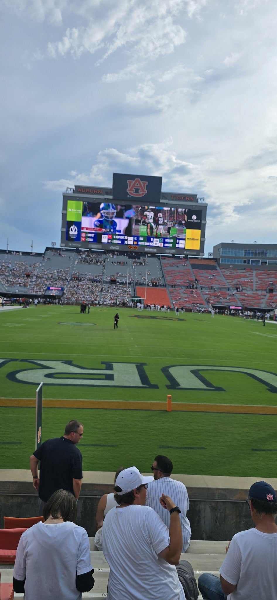 Real Fan View taken from Section 40 at Jordan-Hare Stadium by Josh N