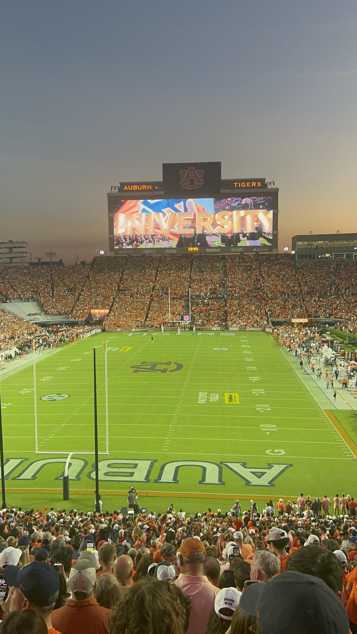 Real Fan View taken from Section 41 at Jordan-Hare Stadium by Greg G