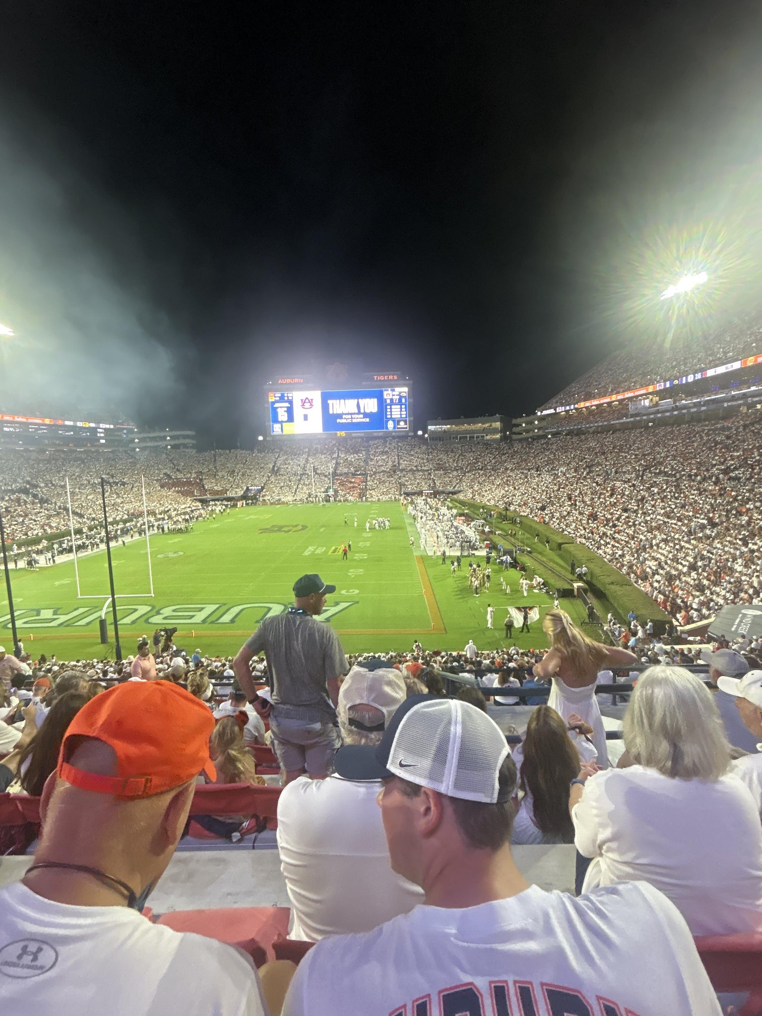 Real Fan View taken from Section 42 at Jordan-Hare Stadium by Anonymous User