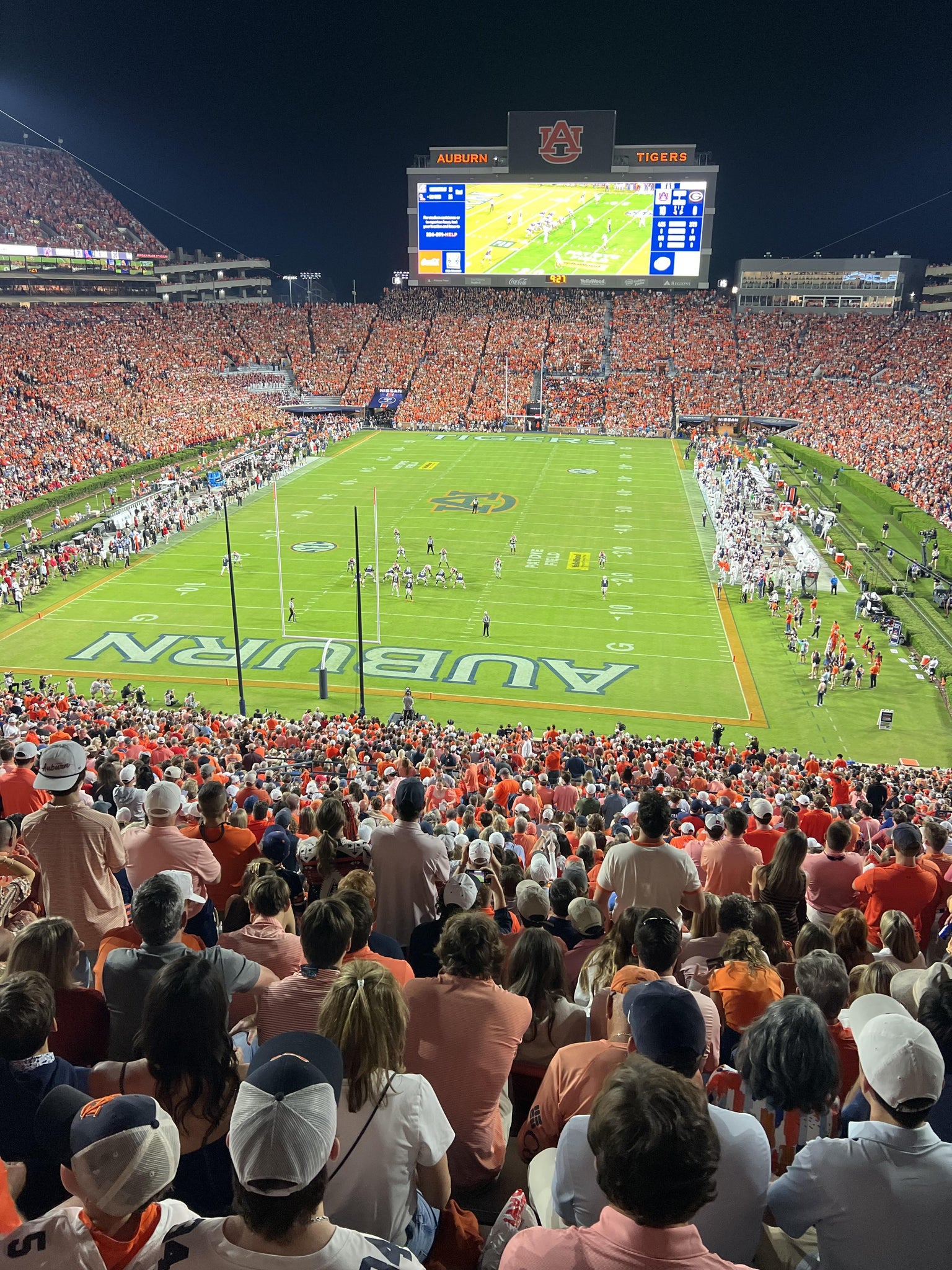 Real Fan View taken from Section 42 at Jordan-Hare Stadium by Blake H