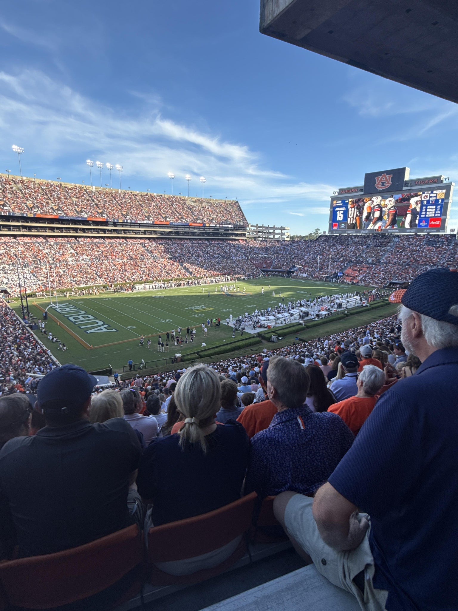 Real Fan View taken from Section 46 at Jordan-Hare Stadium by Elizabeth P