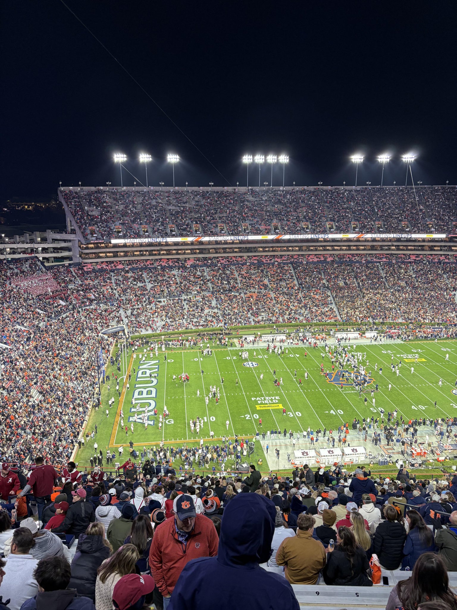 Real Fan View taken from Section 50 at Jordan-Hare Stadium by Walker S