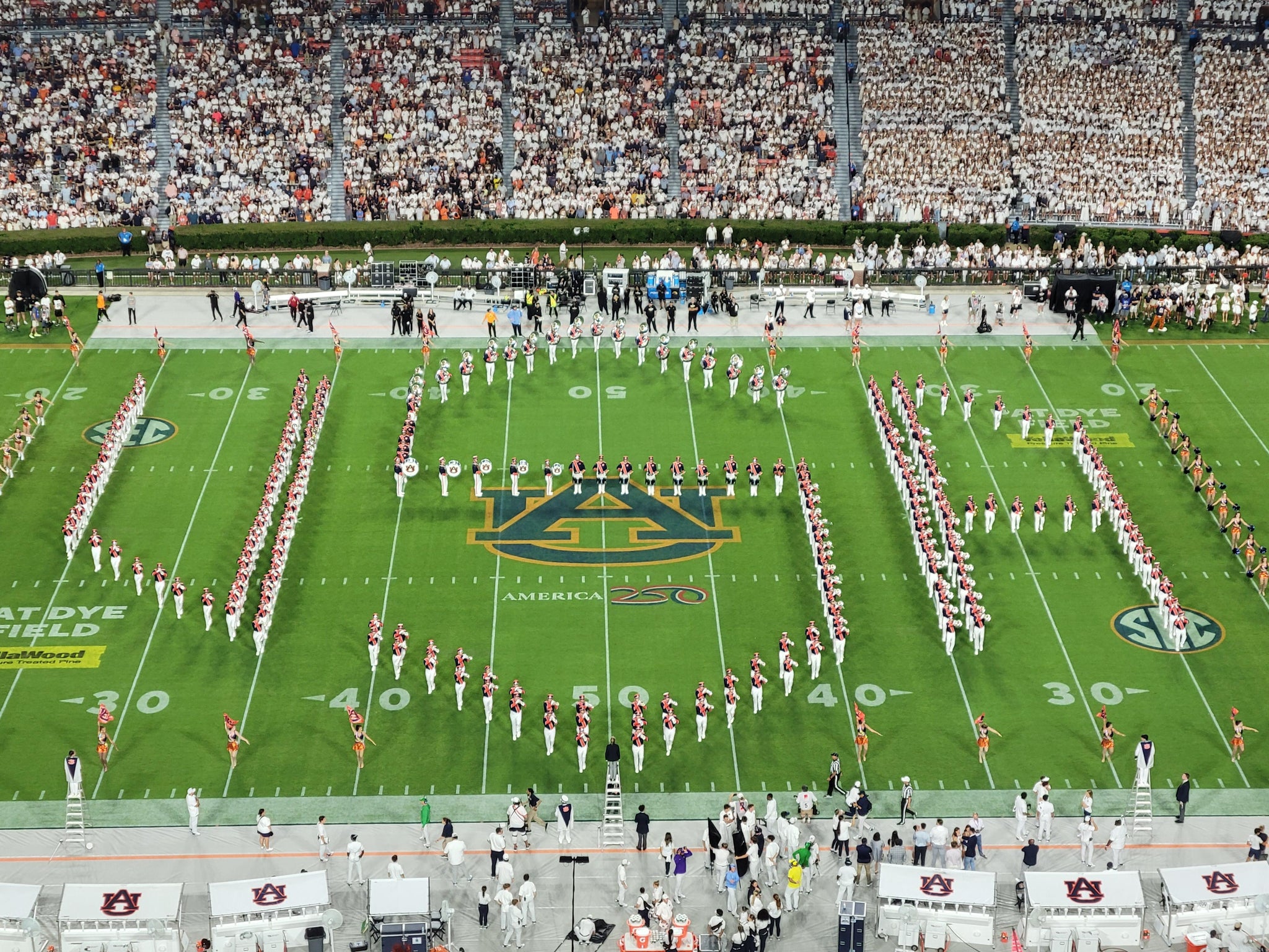Real Fan View taken from Section 54 at Jordan-Hare Stadium by Matthew M