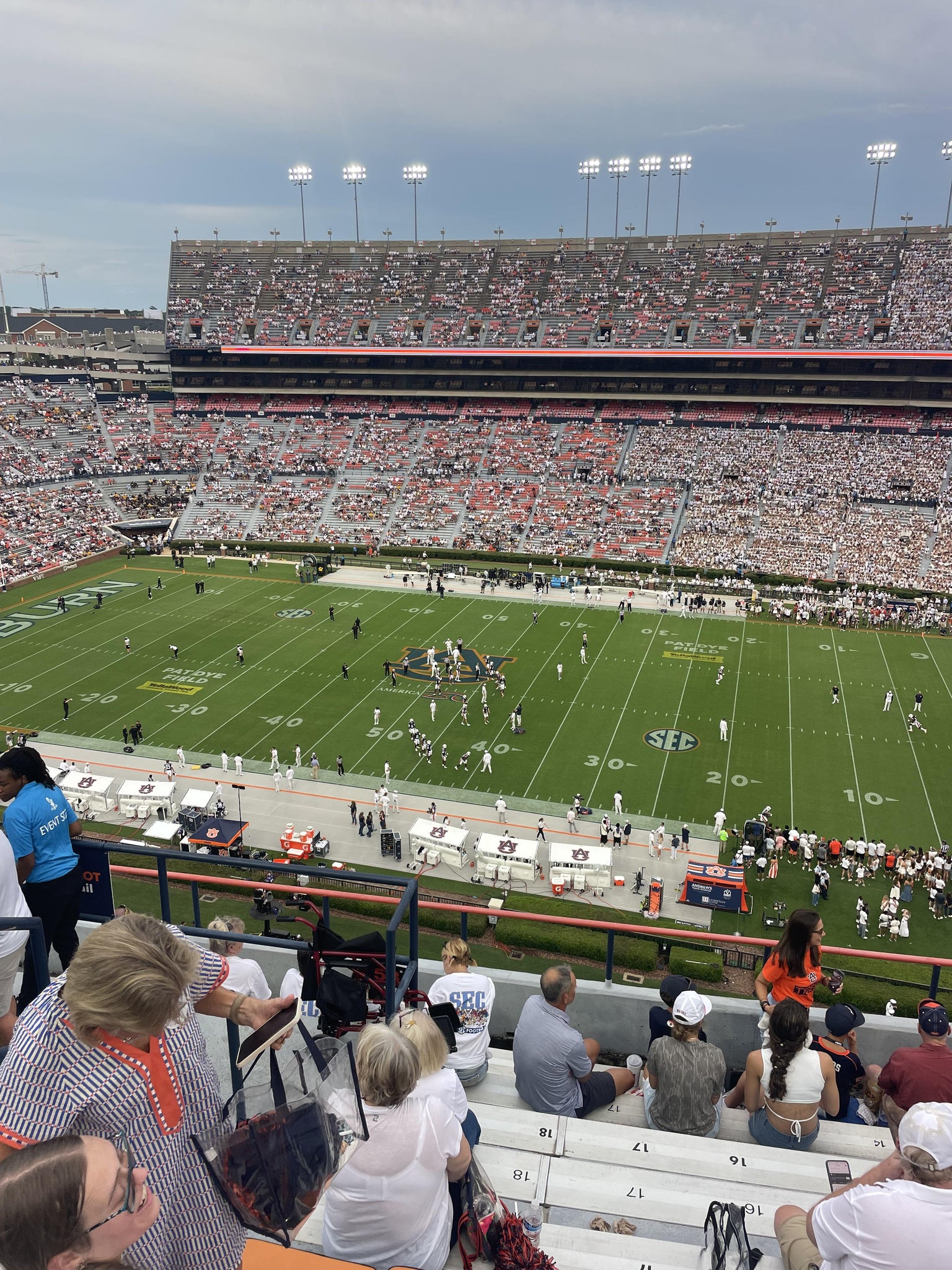 Real Fan View taken from Section 58 at Jordan-Hare Stadium by Anthony  W