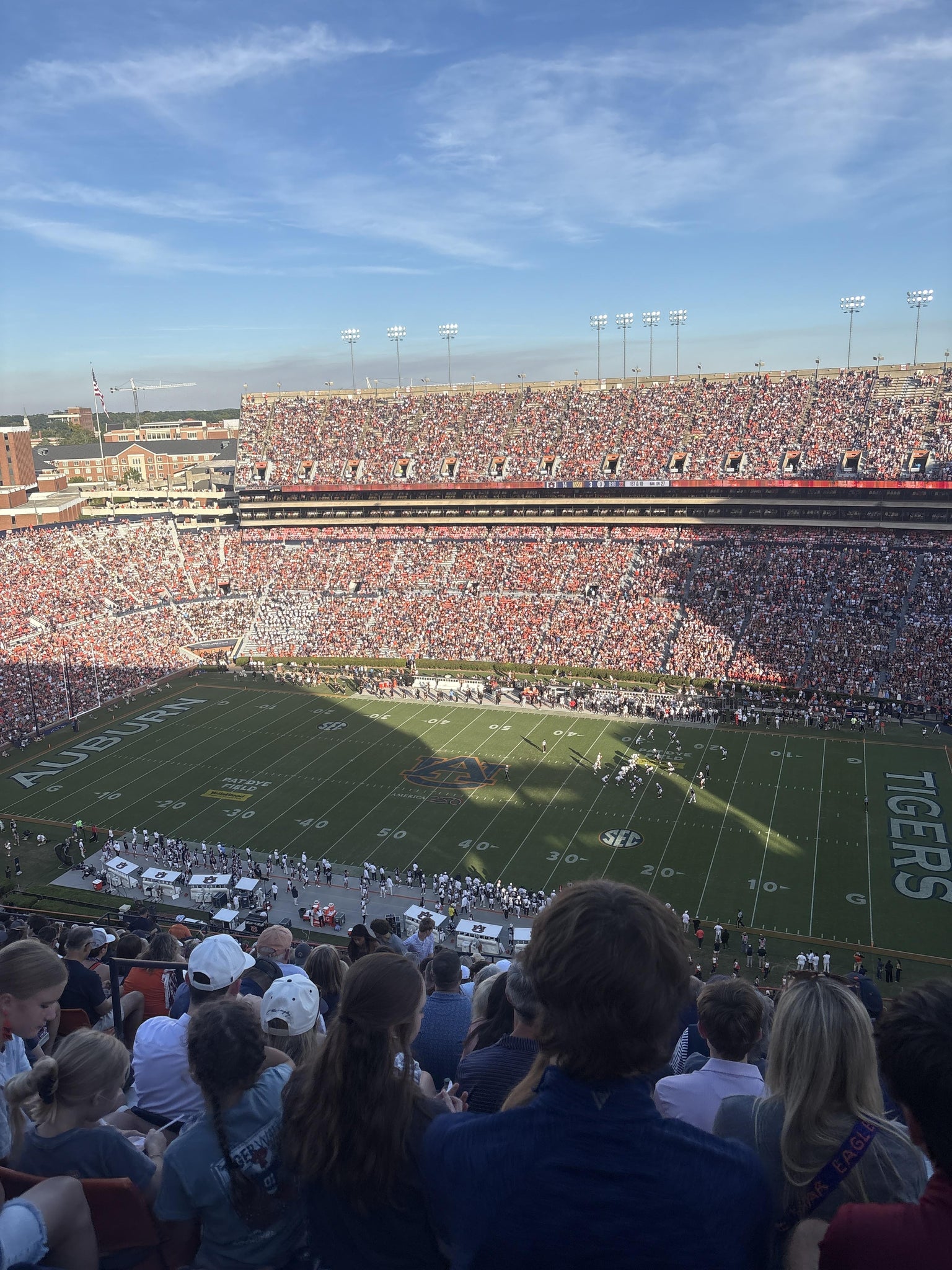 Real Fan View taken from Section 59 at Jordan-Hare Stadium by Brian S