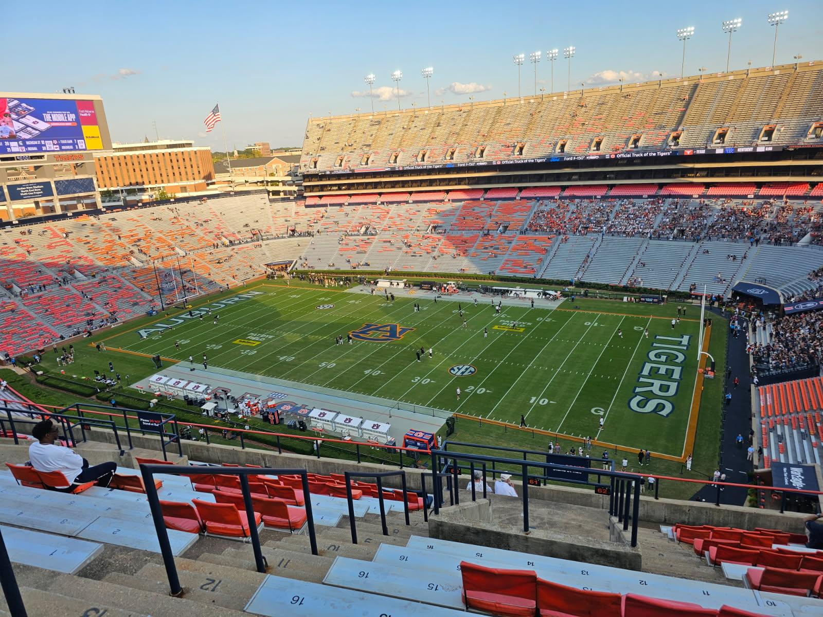 Real Fan View taken from Section 61 at Jordan-Hare Stadium by Patrick P