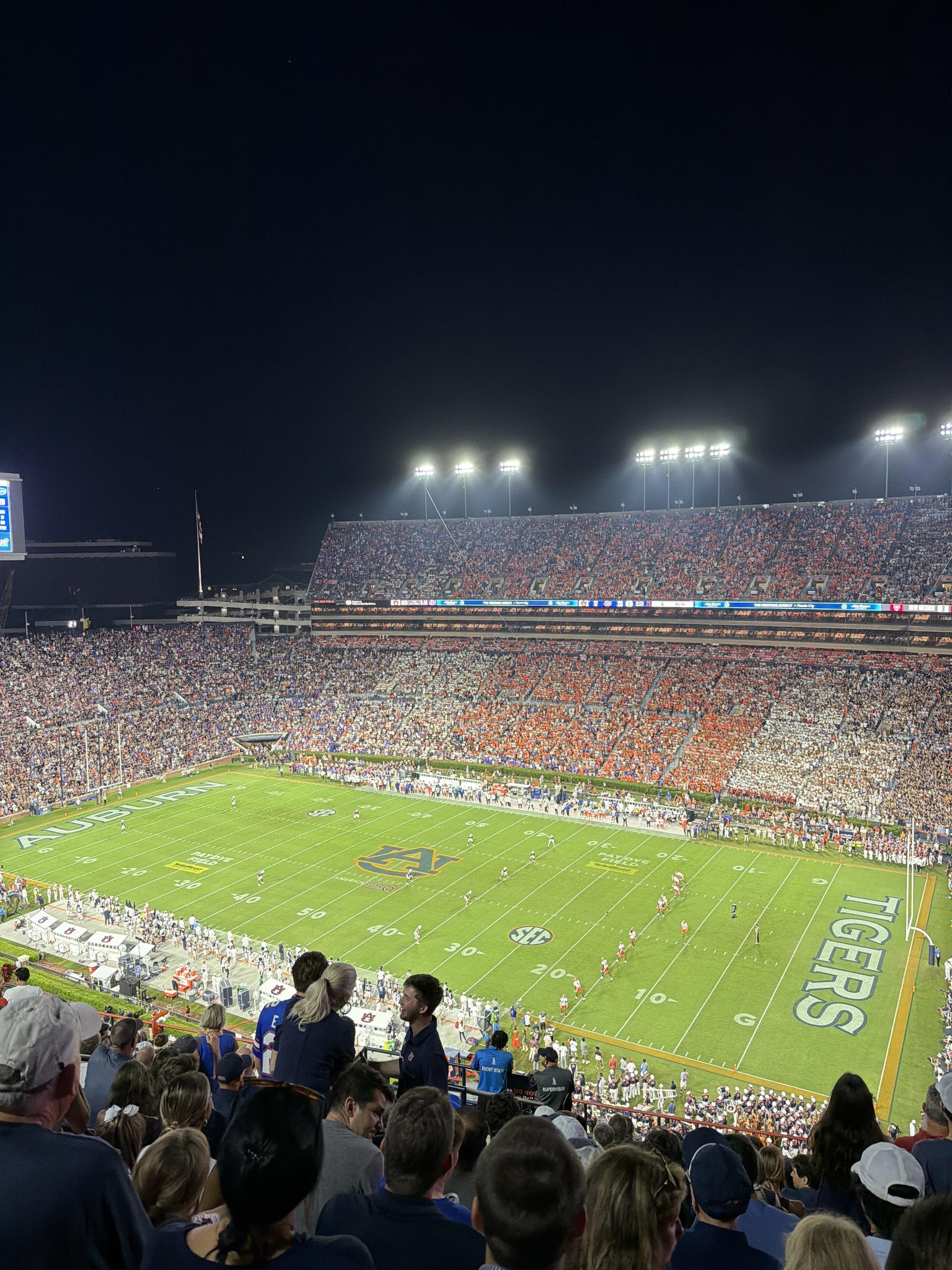 Real Fan View taken from Section 61 at Jordan-Hare Stadium by Mark D