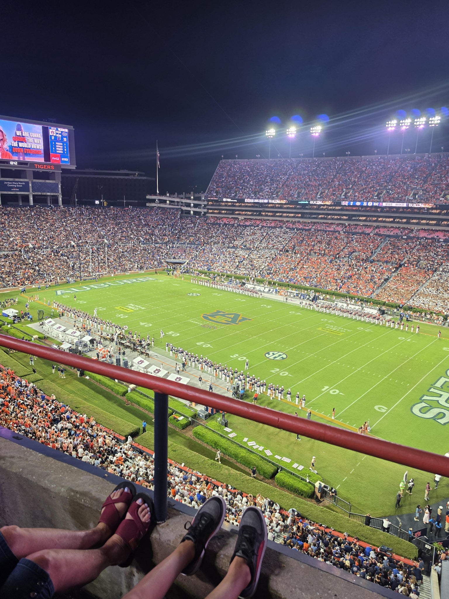 Real Fan View taken from Section 62 at Jordan-Hare Stadium by James K