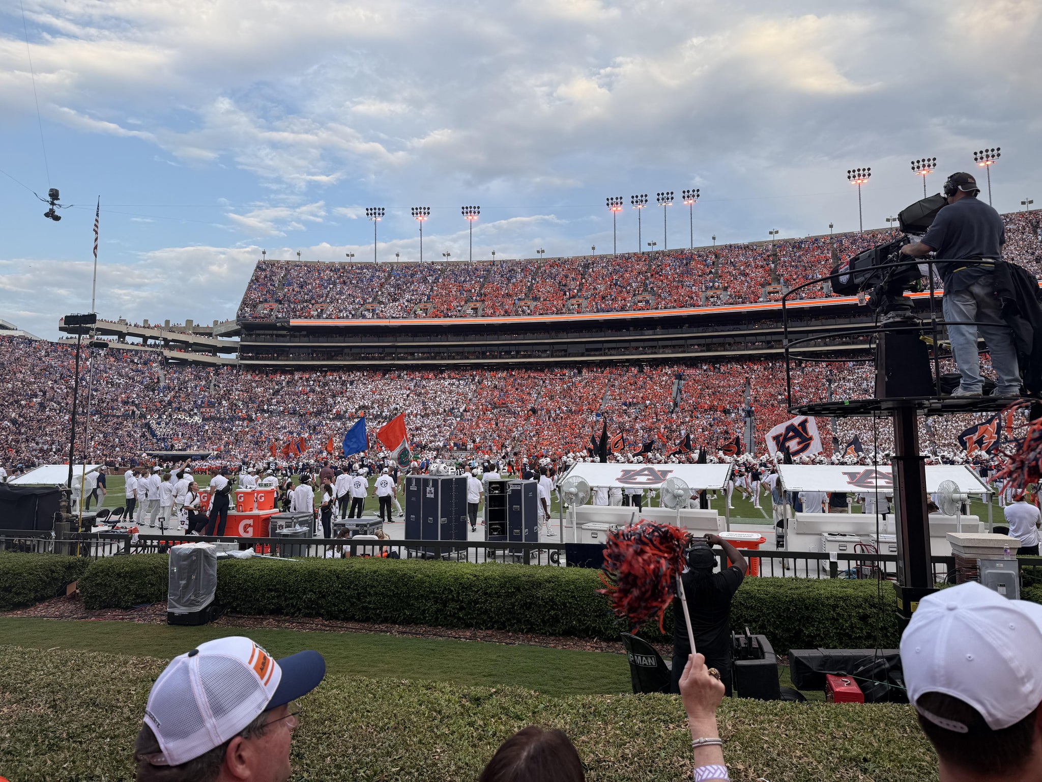Real Fan View taken from Section 7 at Jordan-Hare Stadium by Allison B