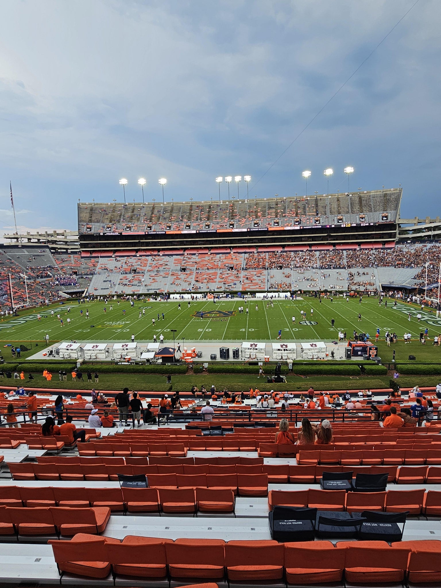 Real Fan View taken from Section 7 at Jordan-Hare Stadium by Steven N
