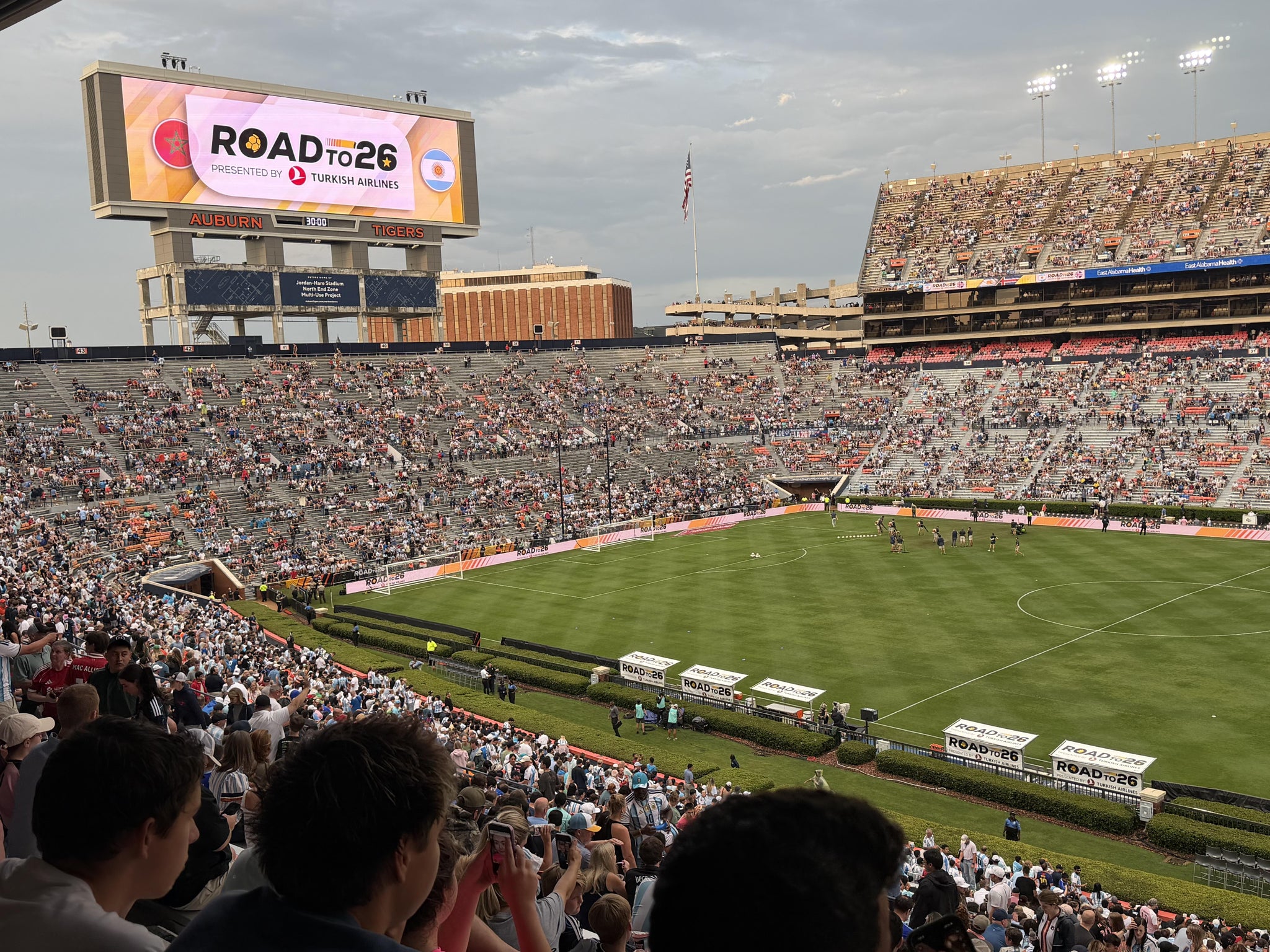 Real Fan View taken from Section 9 at Jordan-Hare Stadium by Toinnette H