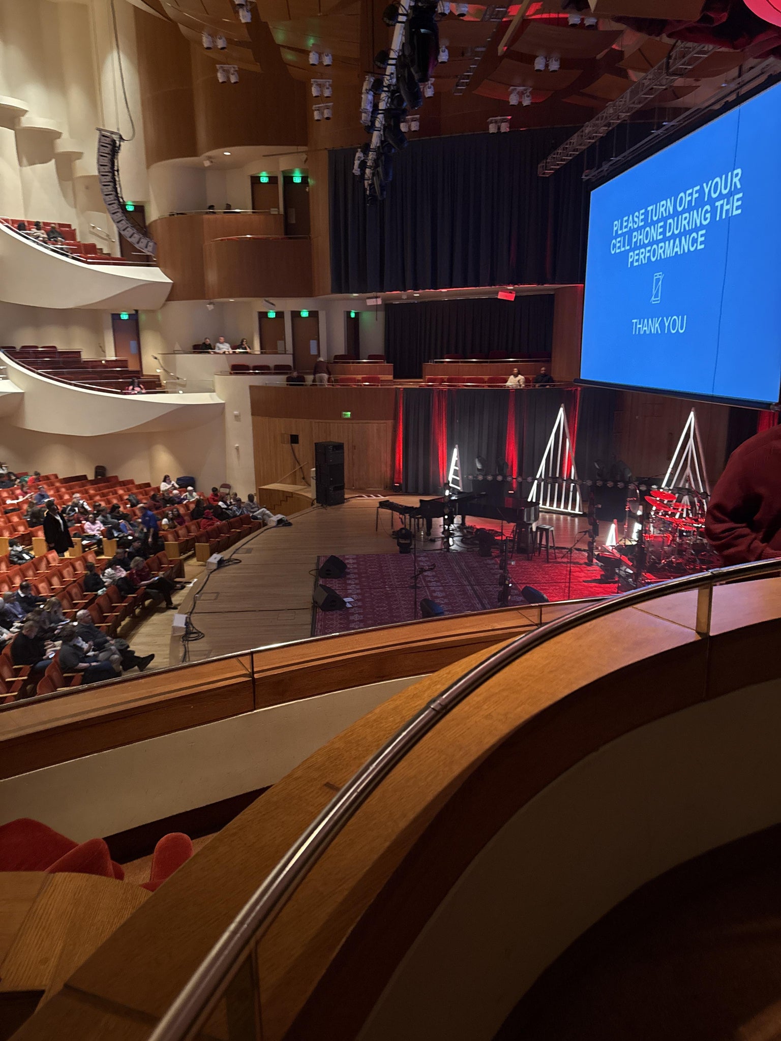 Vue réelle des fans prise de la Grand Tier Right Box B au site Joseph Meyerhoff Symphony Hall par Christina M