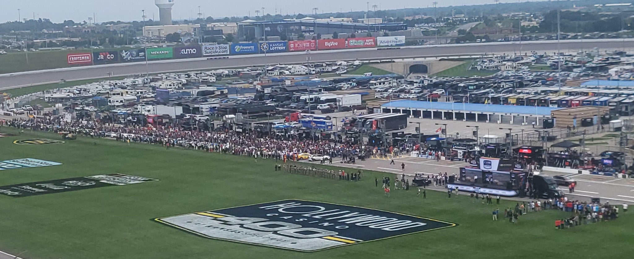 Real Fan View taken from Section 225 at Kansas Speedway by Steve H