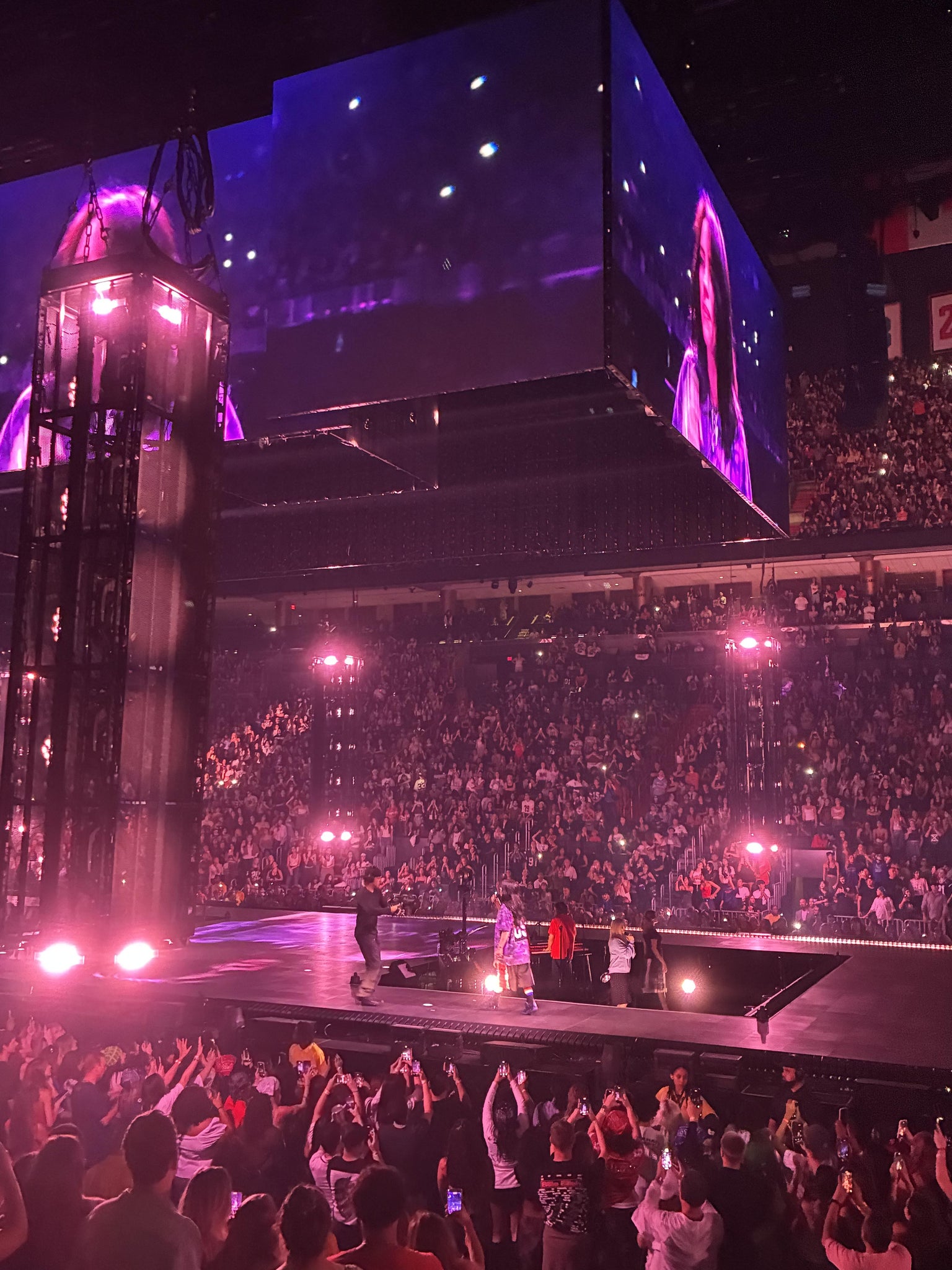 Real Fan View taken from Section 105 at Kaseya Center by Clara K