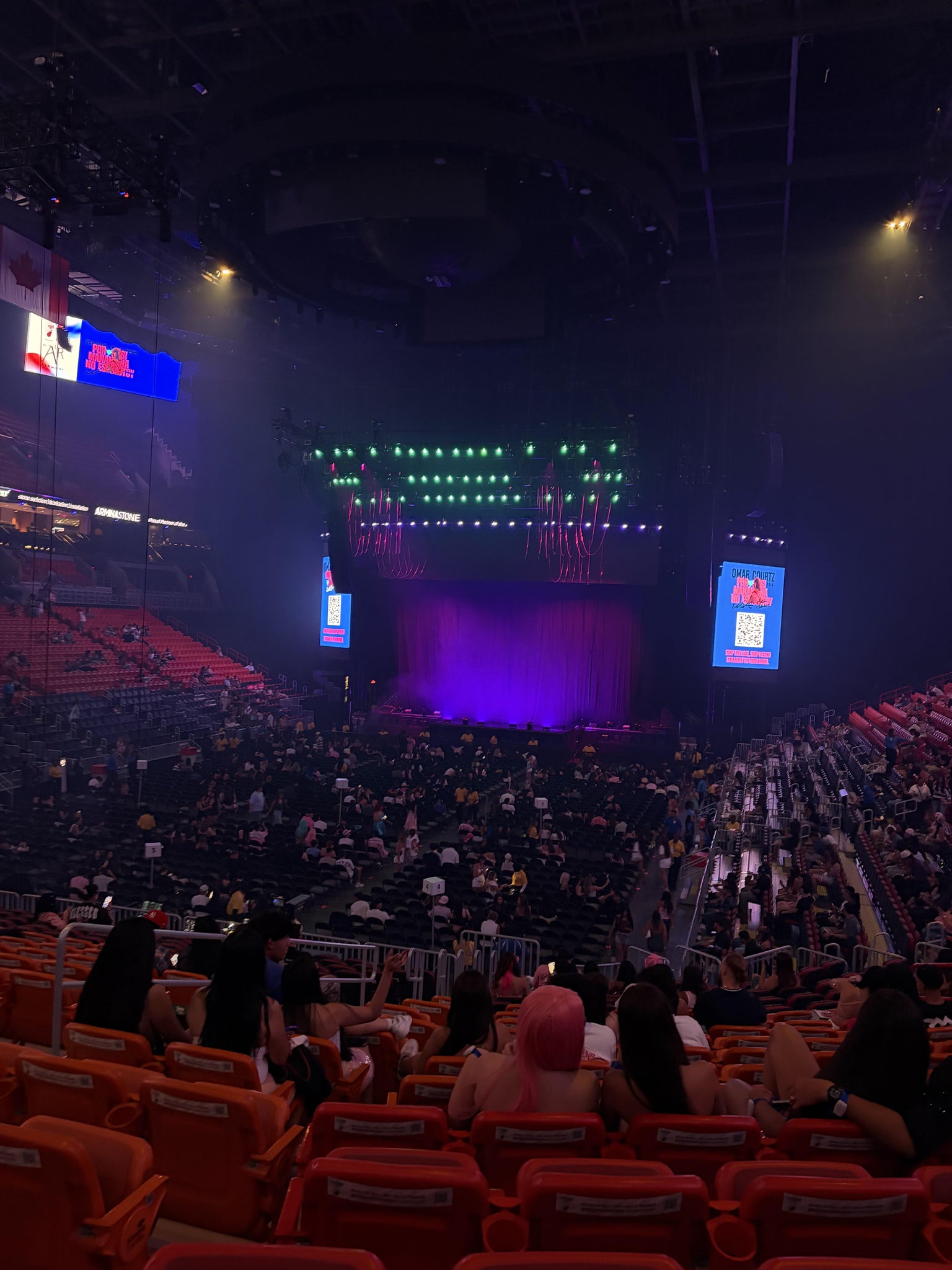 Real Fan View taken from Section 111 at Kaseya Center by Ailet T