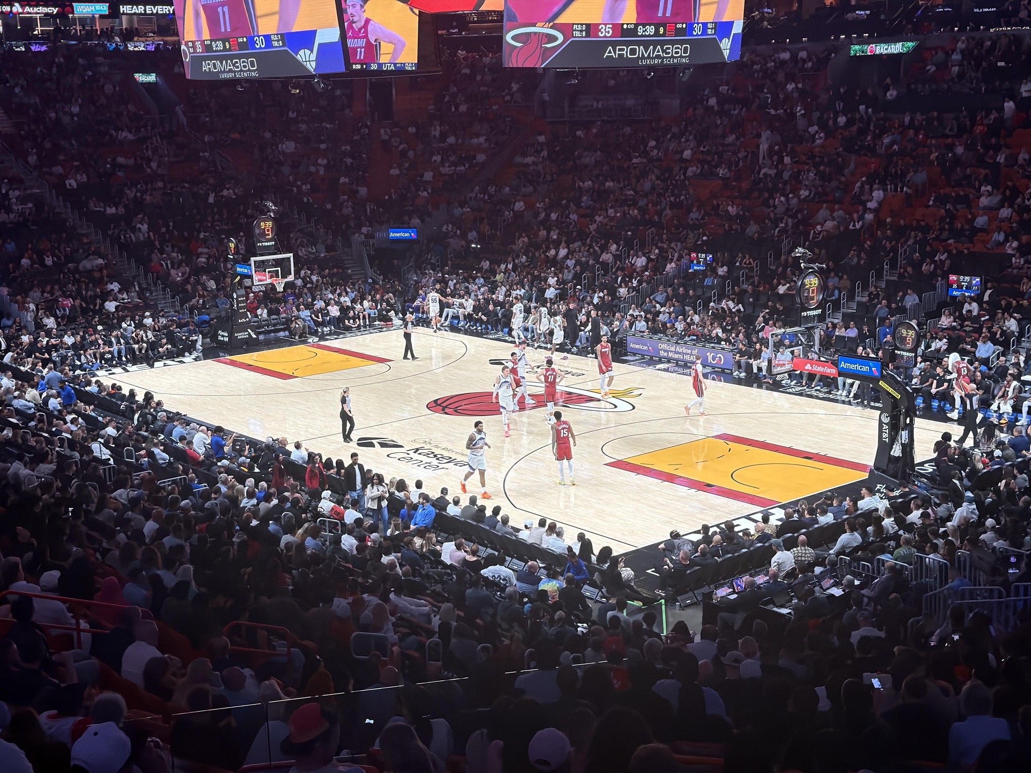Real Fan View taken from Section 115 at Kaseya Center by Radcliff G