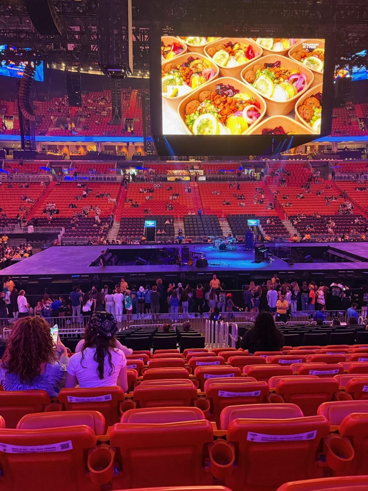 Real Fan View taken from Section 119 at Kaseya Center by Michelle W