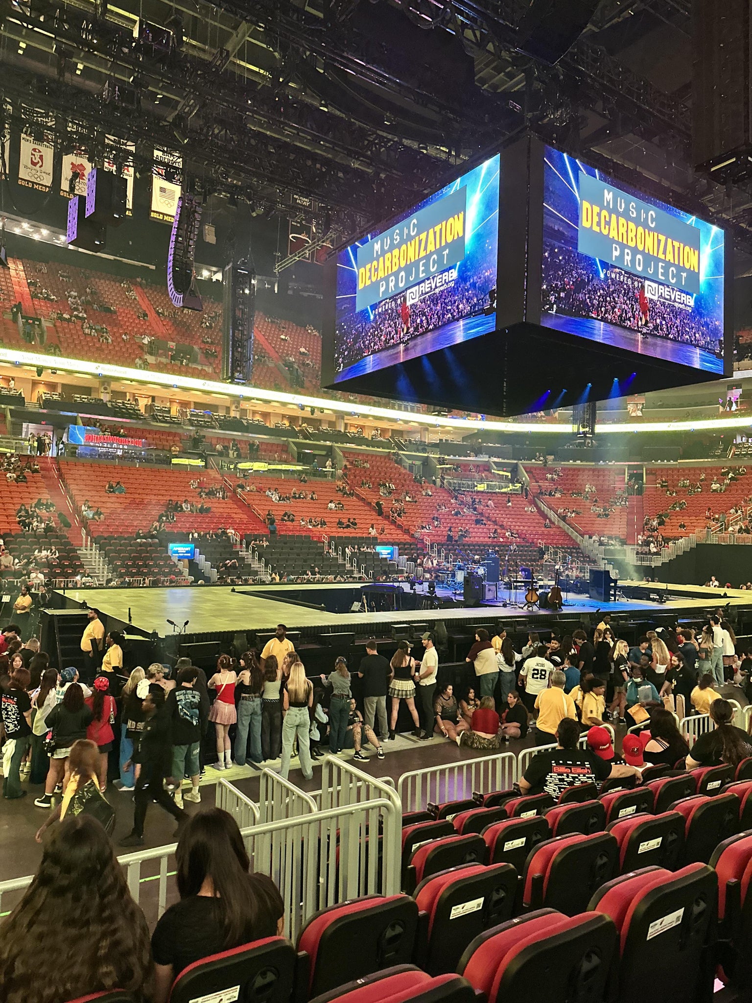 Real Fan View taken from Section 120 at Kaseya Center by Zayma R