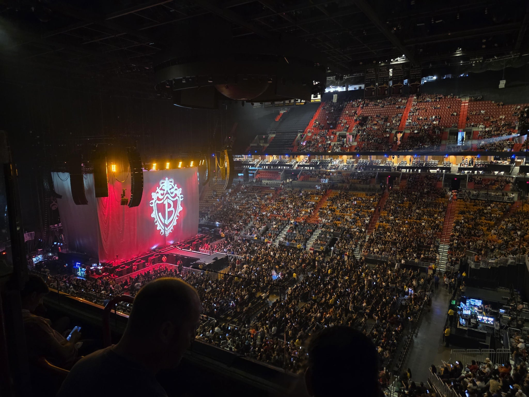 Real Fan View taken from Section 322 at Kaseya Center by Darcy V
