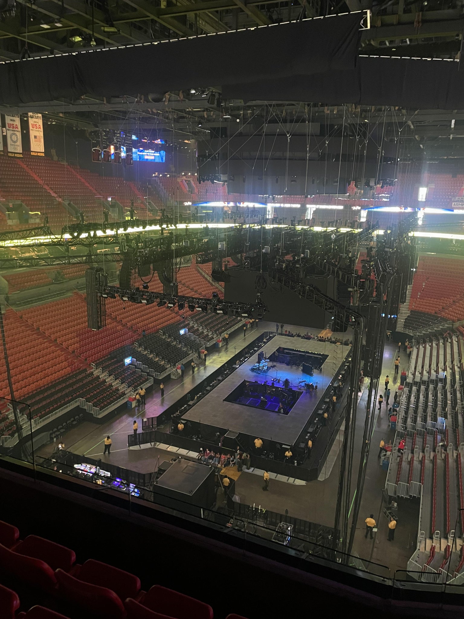Real Fan View taken from Section 404 at Kaseya Center by Jessica K