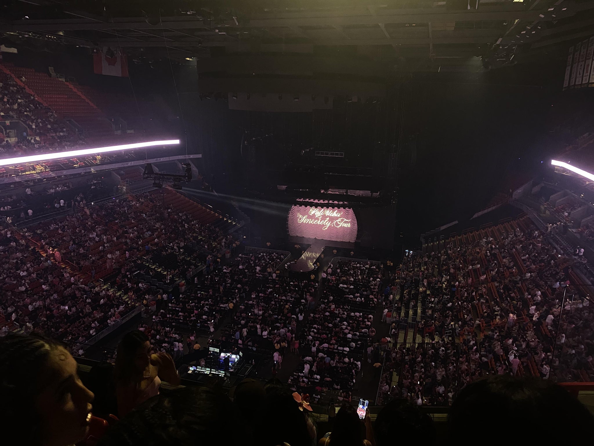 Real Fan View taken from Section 414 at Kaseya Center by Marielys R
