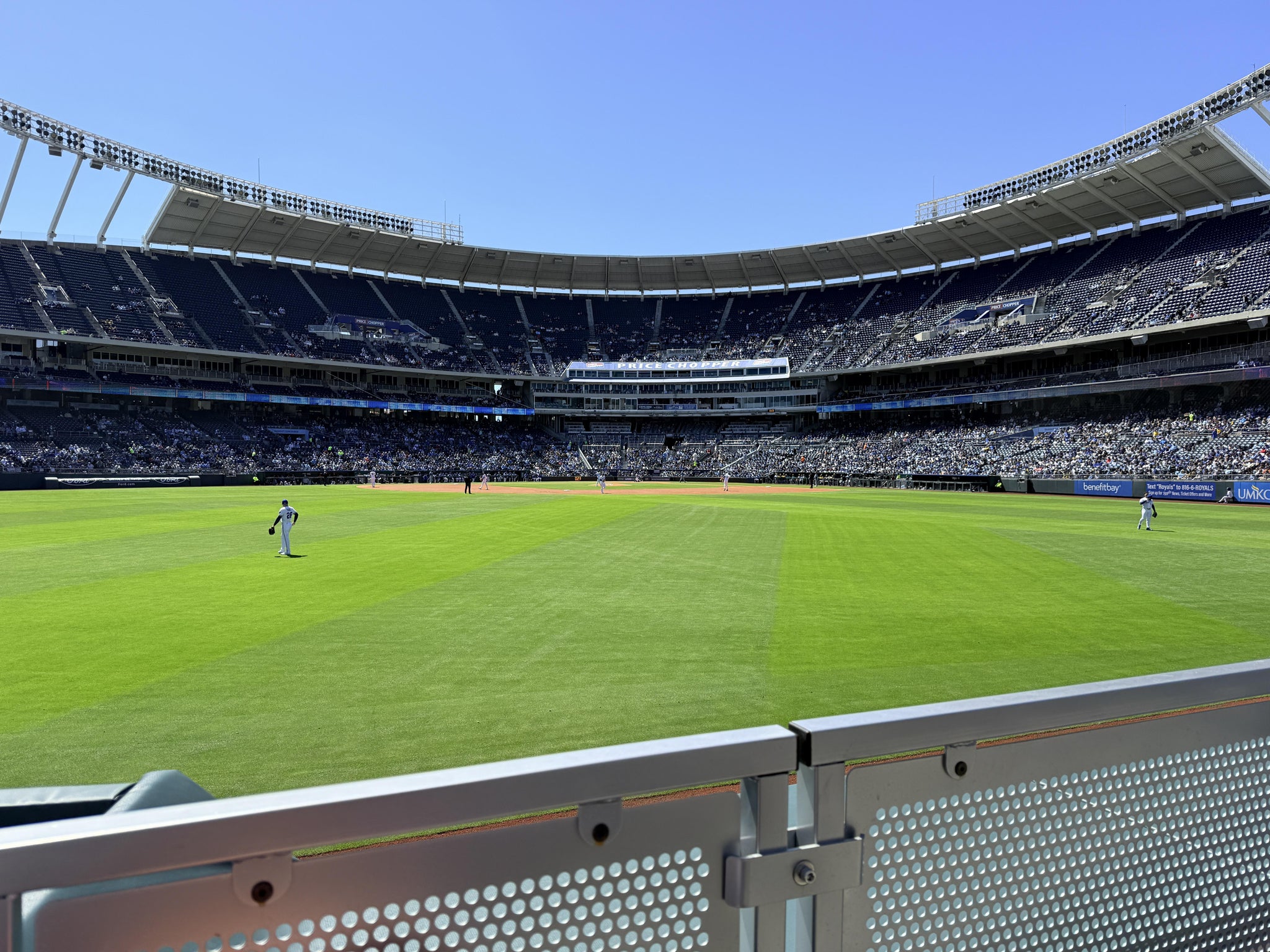 Vue réelle des fans prise de la Section 101 au site Kauffman Stadium par Brittany M