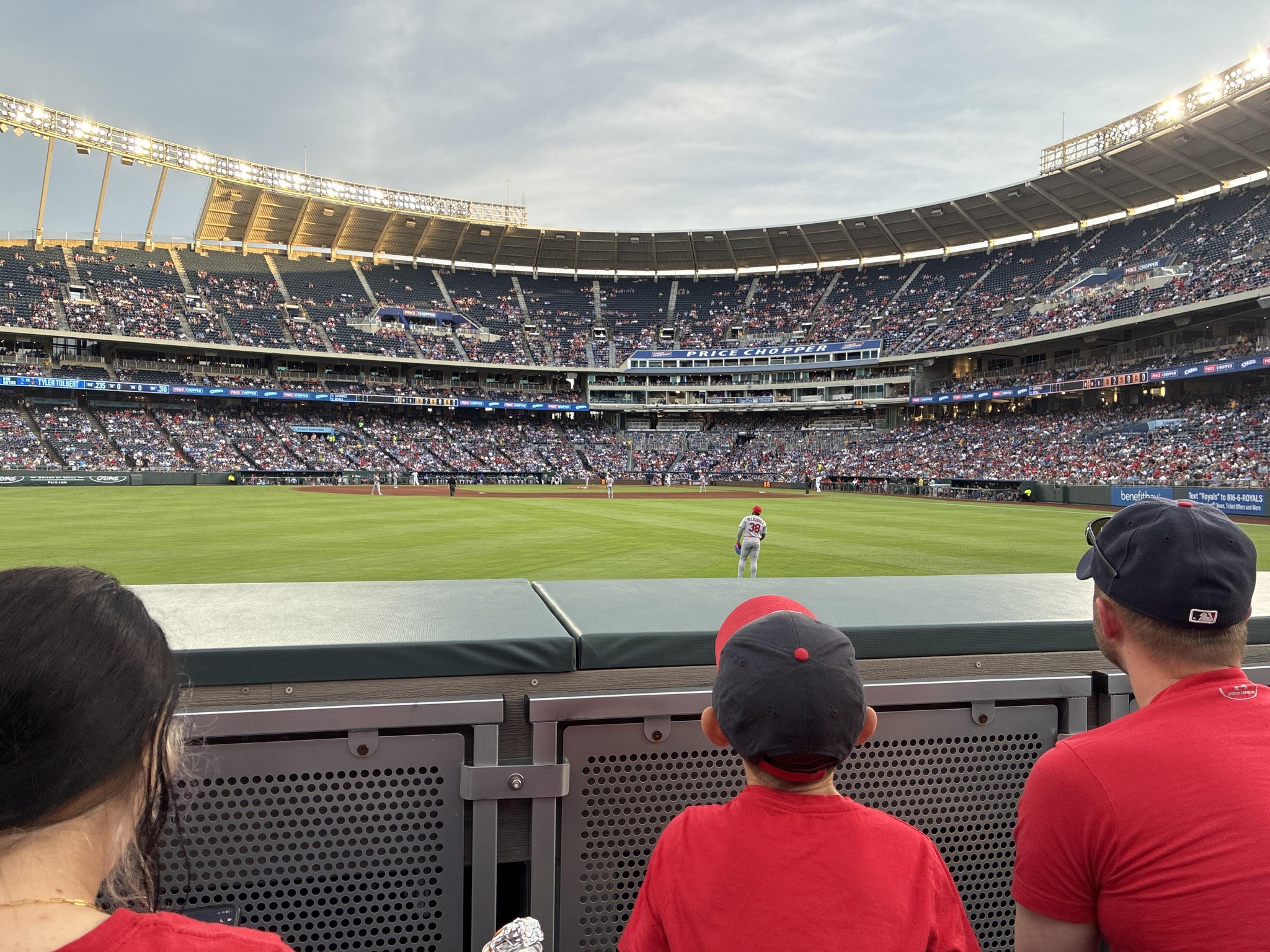 Real Fan View taken from Section 103 at Kauffman Stadium by Jack M