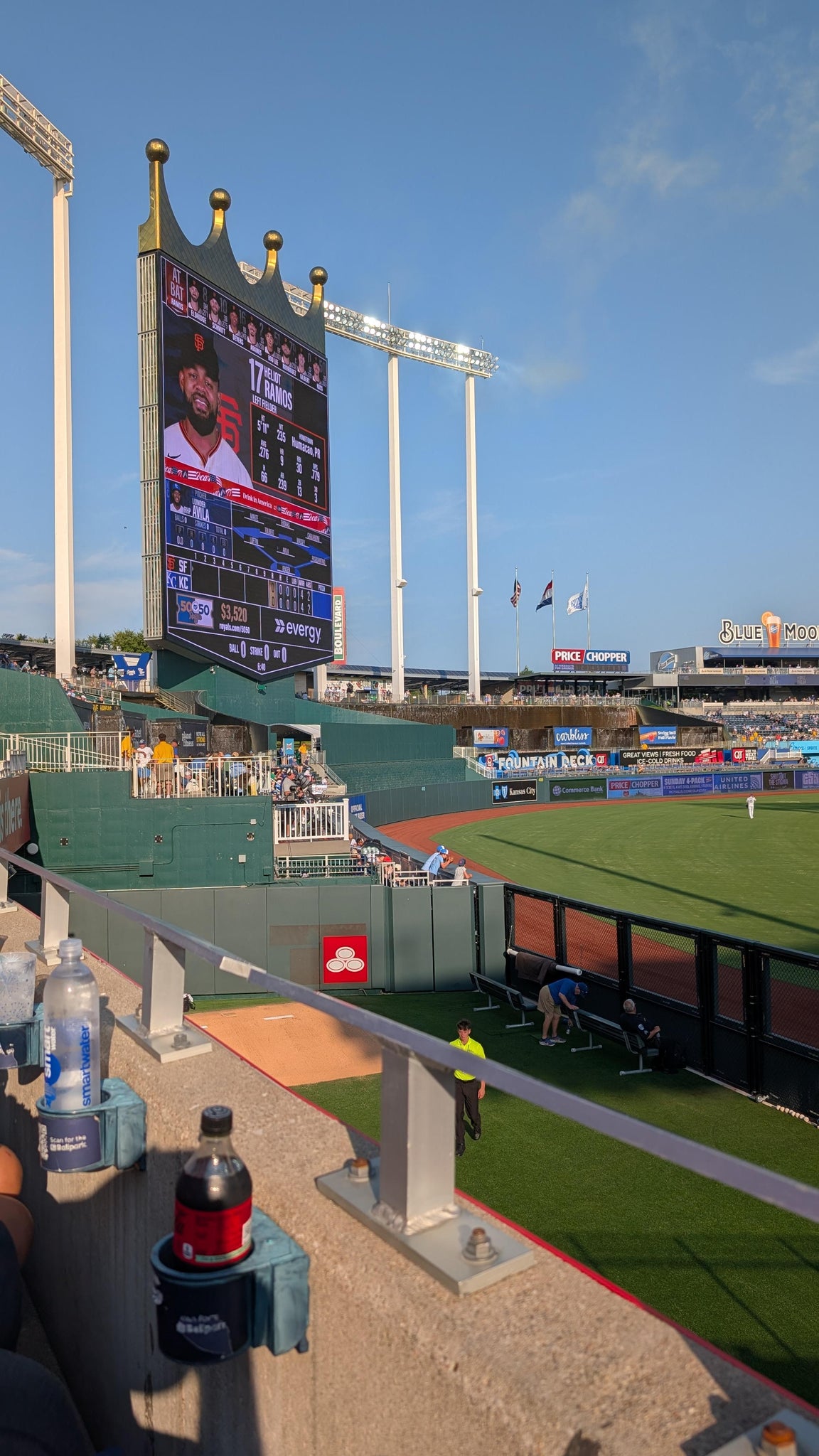Real Fan View taken from Section 106 at Kauffman Stadium by Jason C