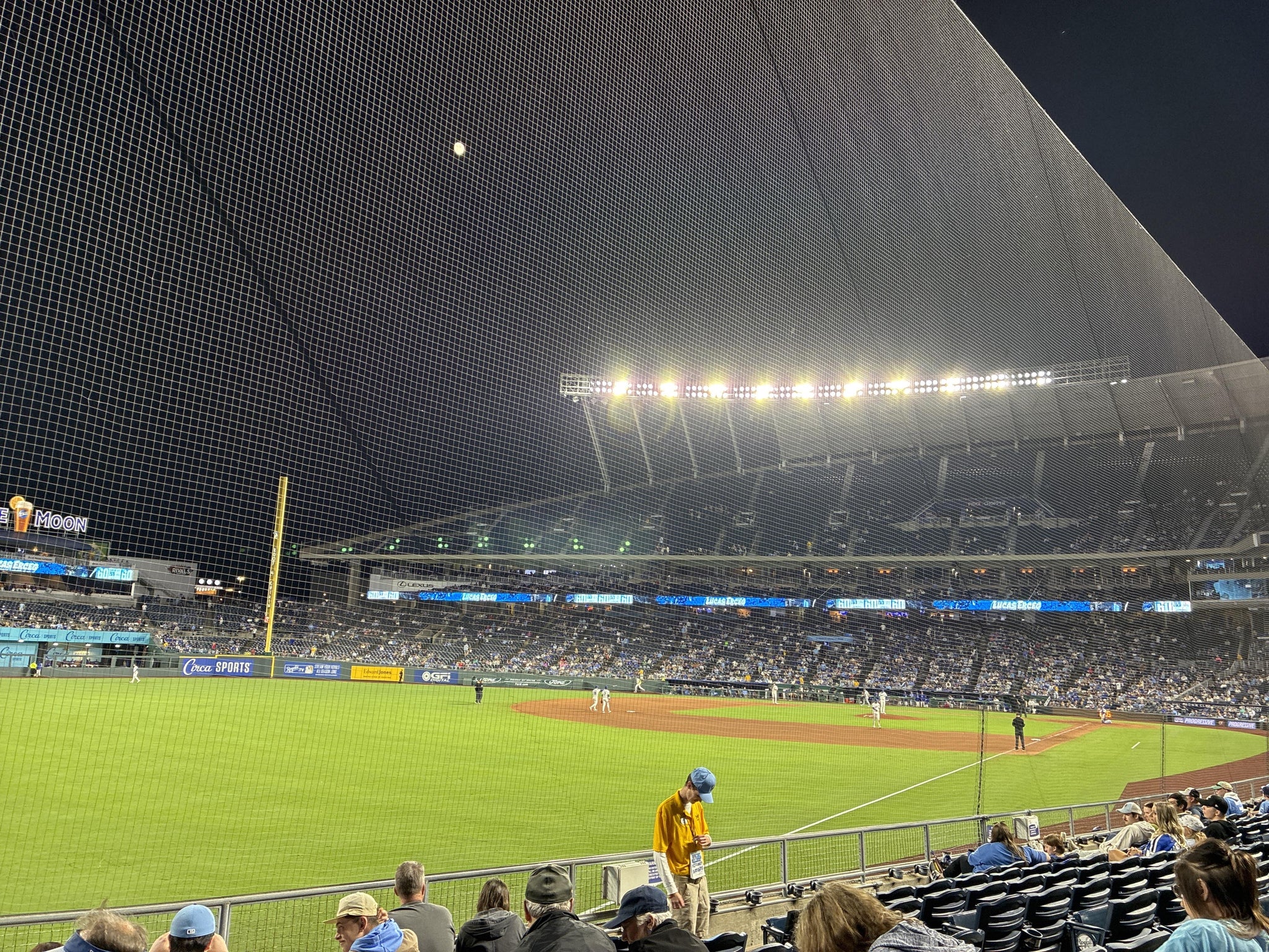 Real Fan View taken from Section 110 at Kauffman Stadium by Daniel M