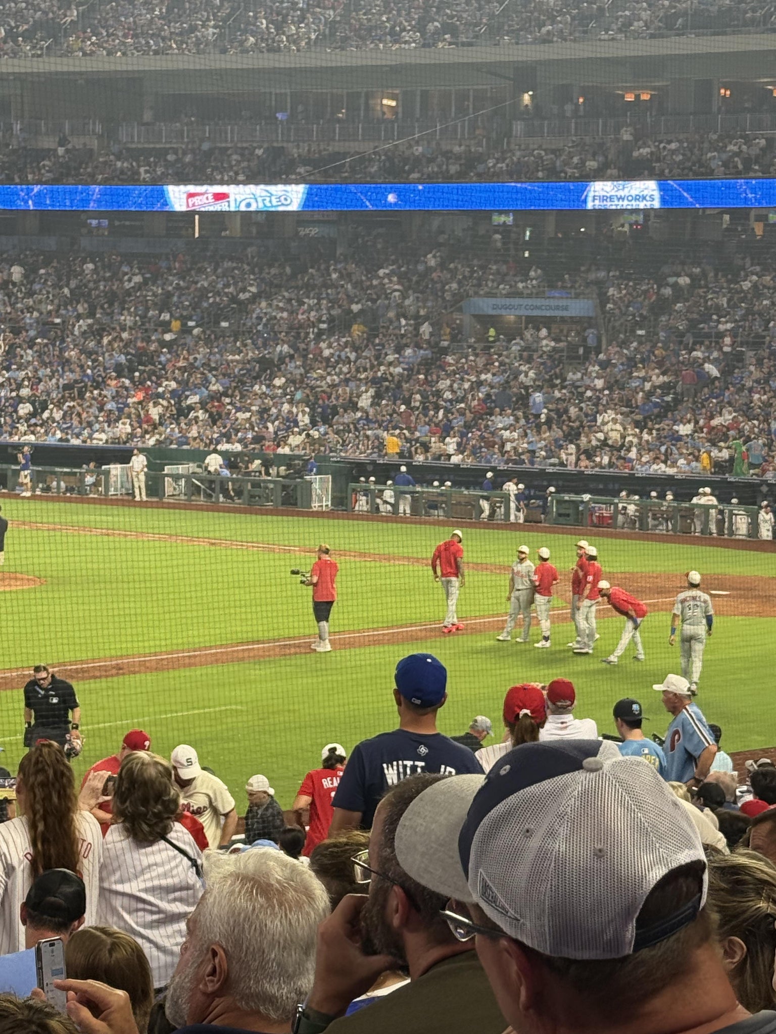 Vue réelle des fans prise de la Section 116 au site Kauffman Stadium par Thomas W