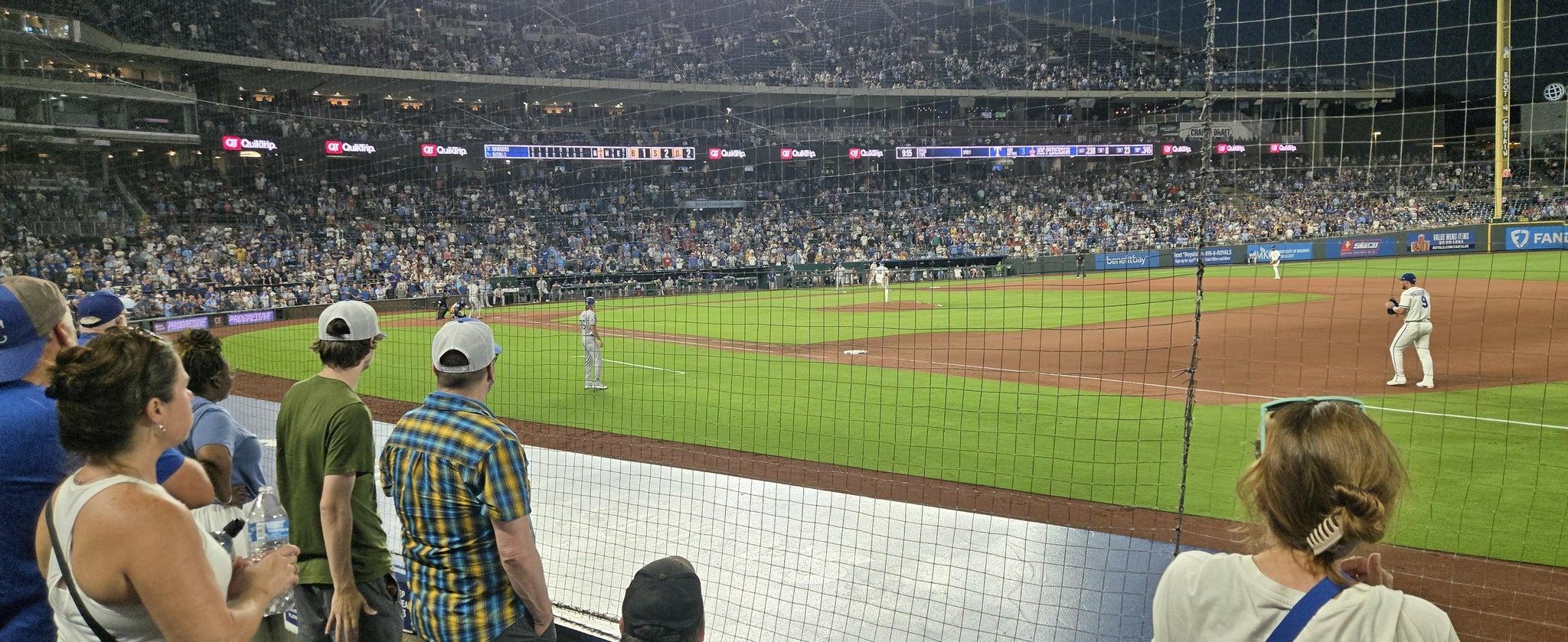 Real Fan View taken from Section 139 at Kauffman Stadium by Cody L