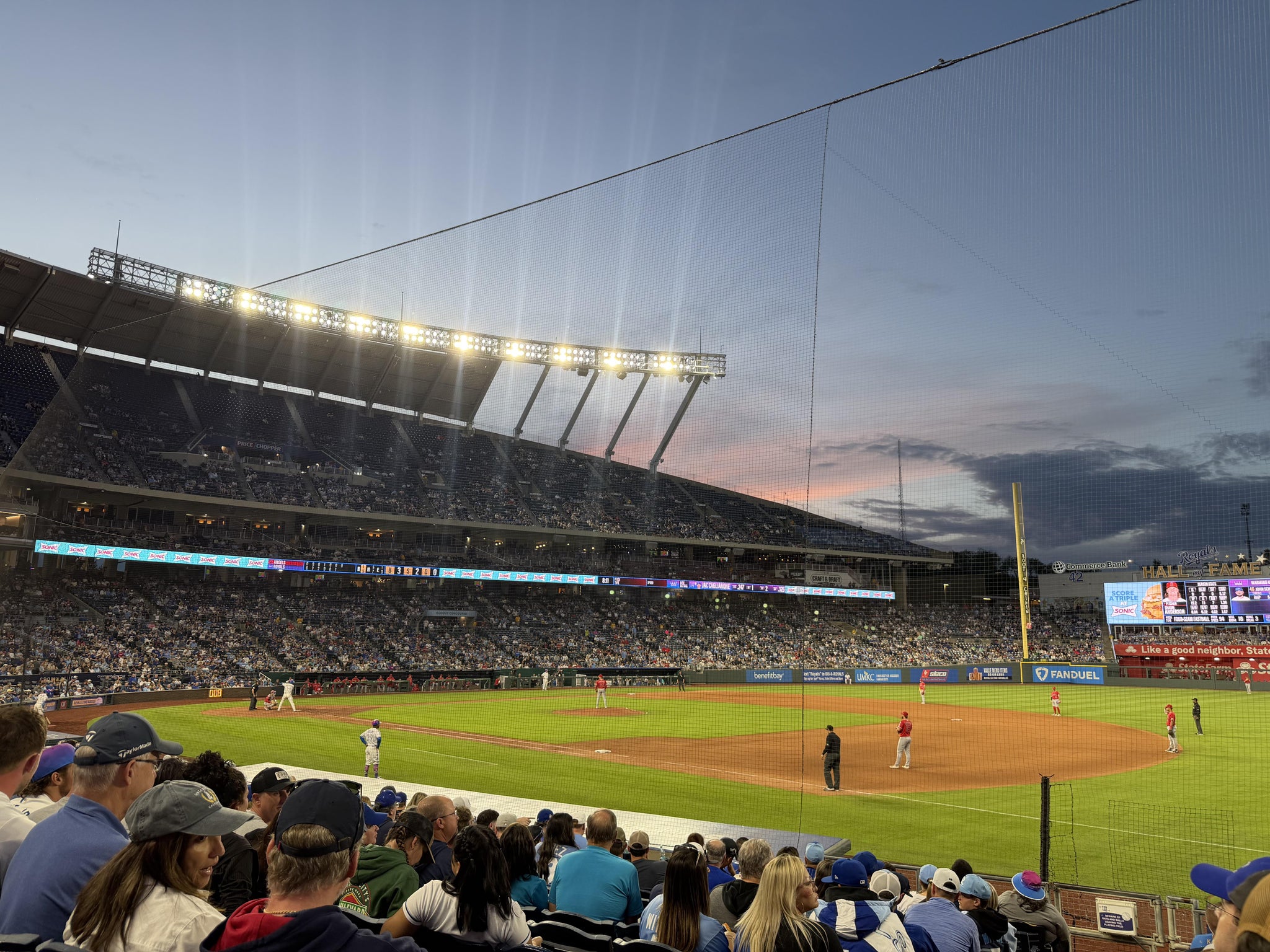 Real Fan View taken from Section 140 at Kauffman Stadium by Paige M