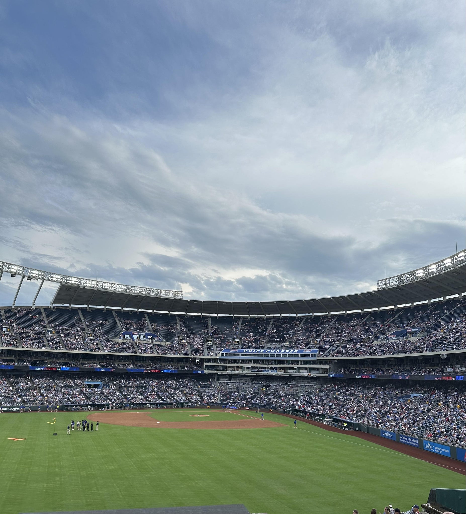 Real Fan View taken from Section 203 at Kauffman Stadium by Mckenna F