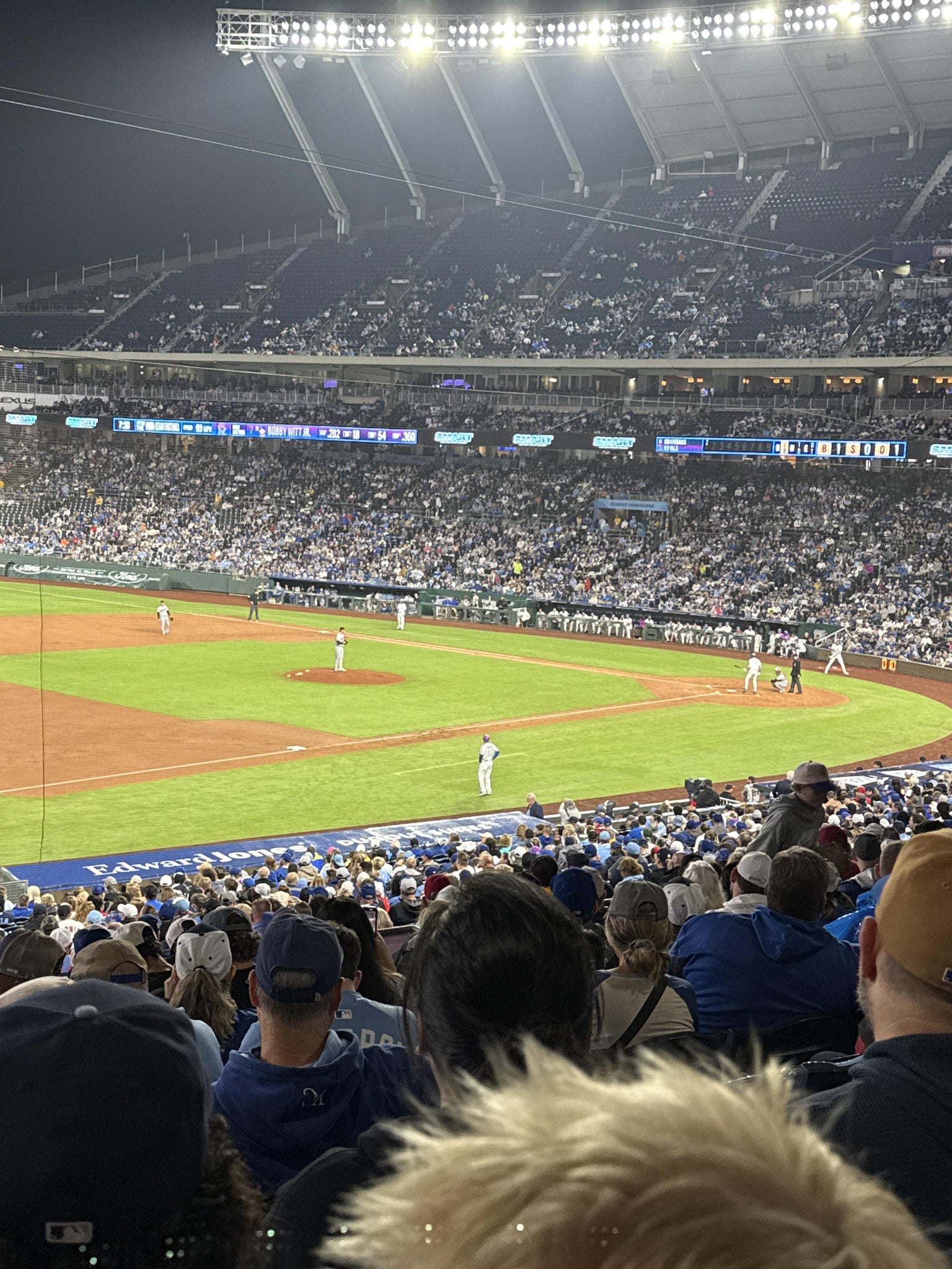 Real Fan View taken from Section 215 at Kauffman Stadium by Jeremy K